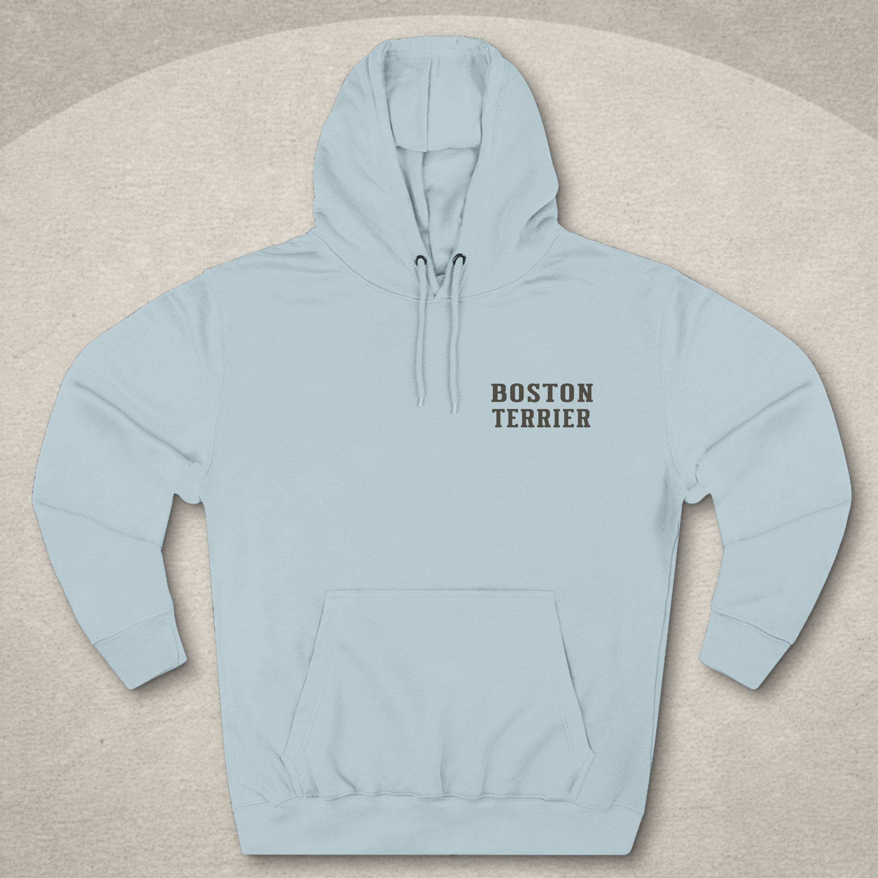 Boston Terrier Badge Hoodie