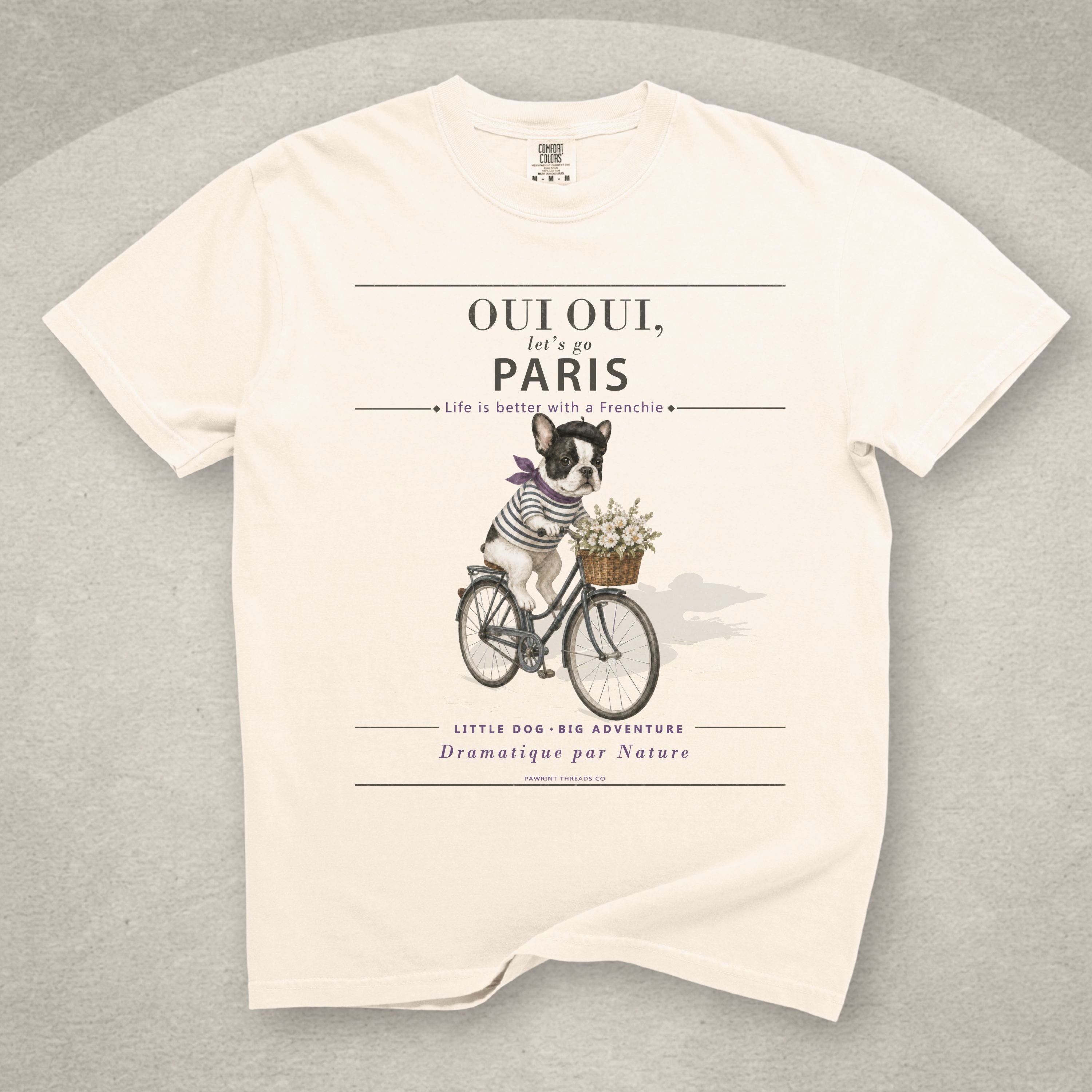 Oui Oui, Paris — Frenchie Dog Tee