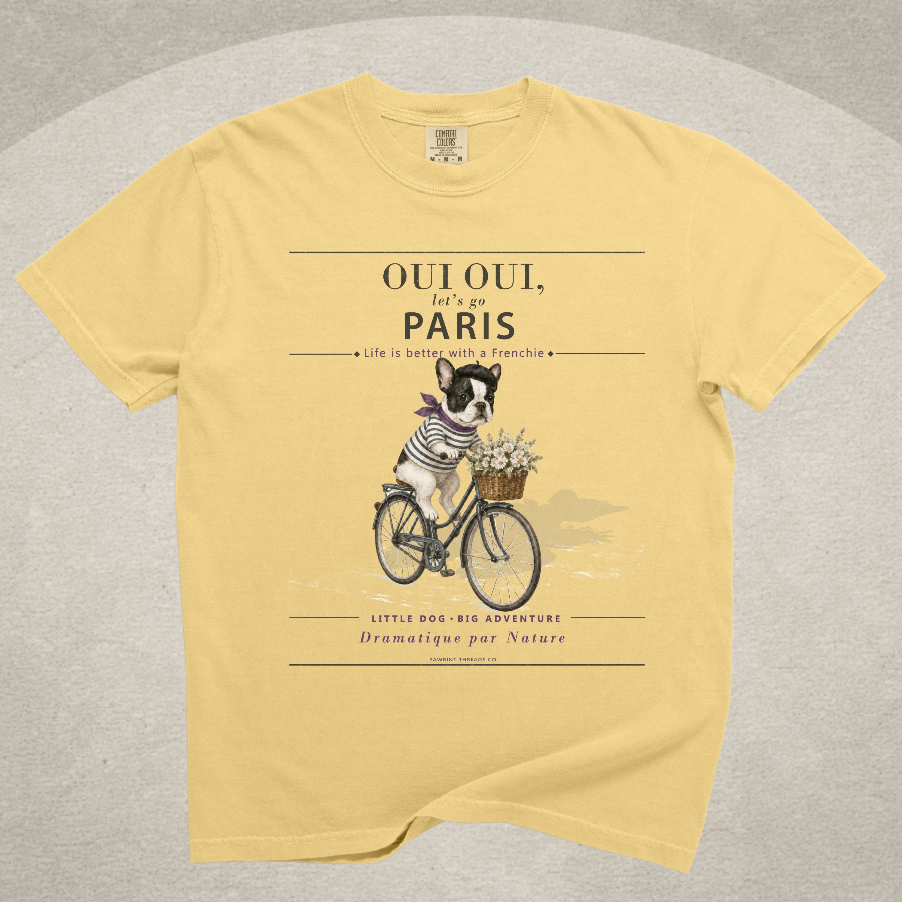 Oui Oui, Paris — Frenchie Dog Tee