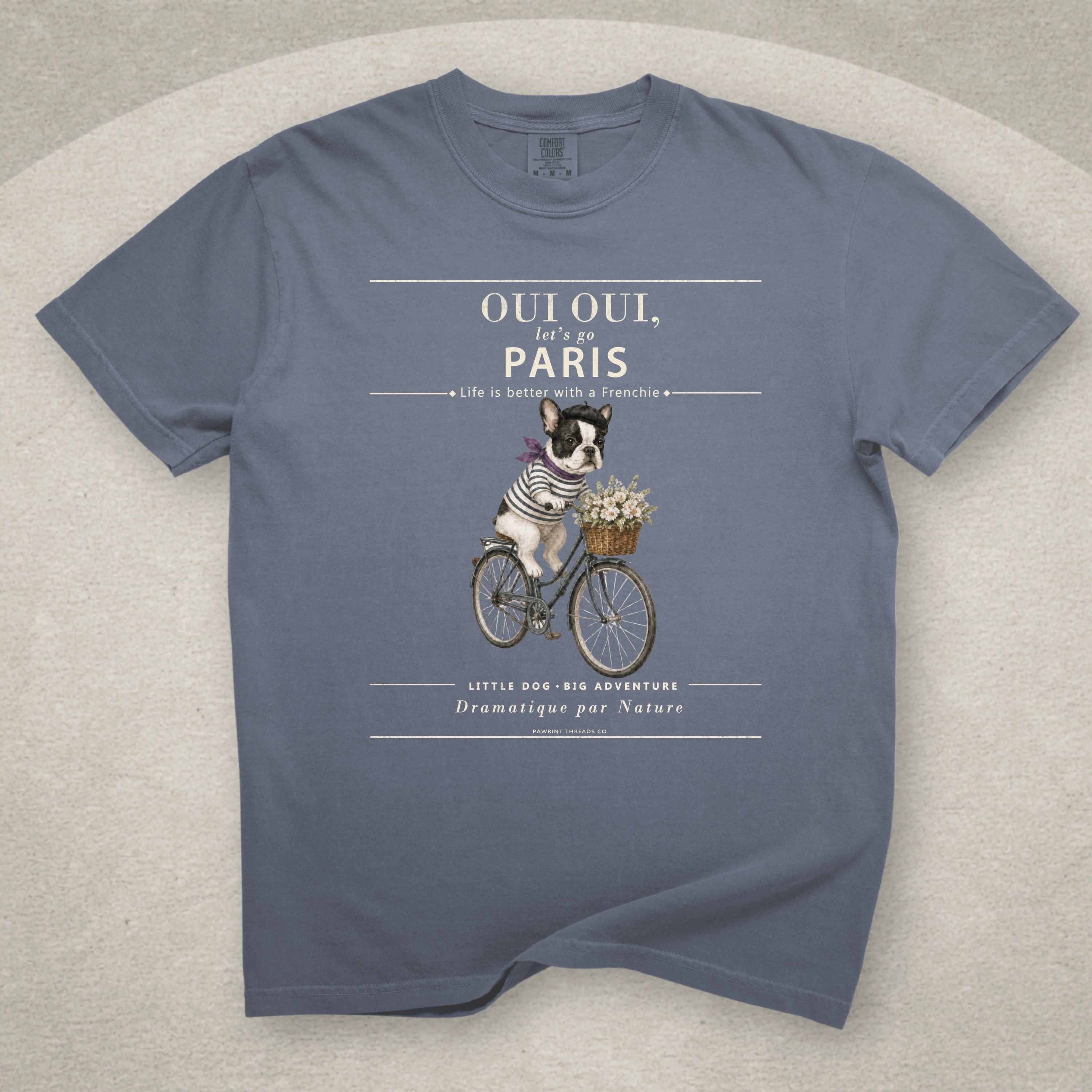 Oui Oui, Paris — Frenchie Dog Tee
