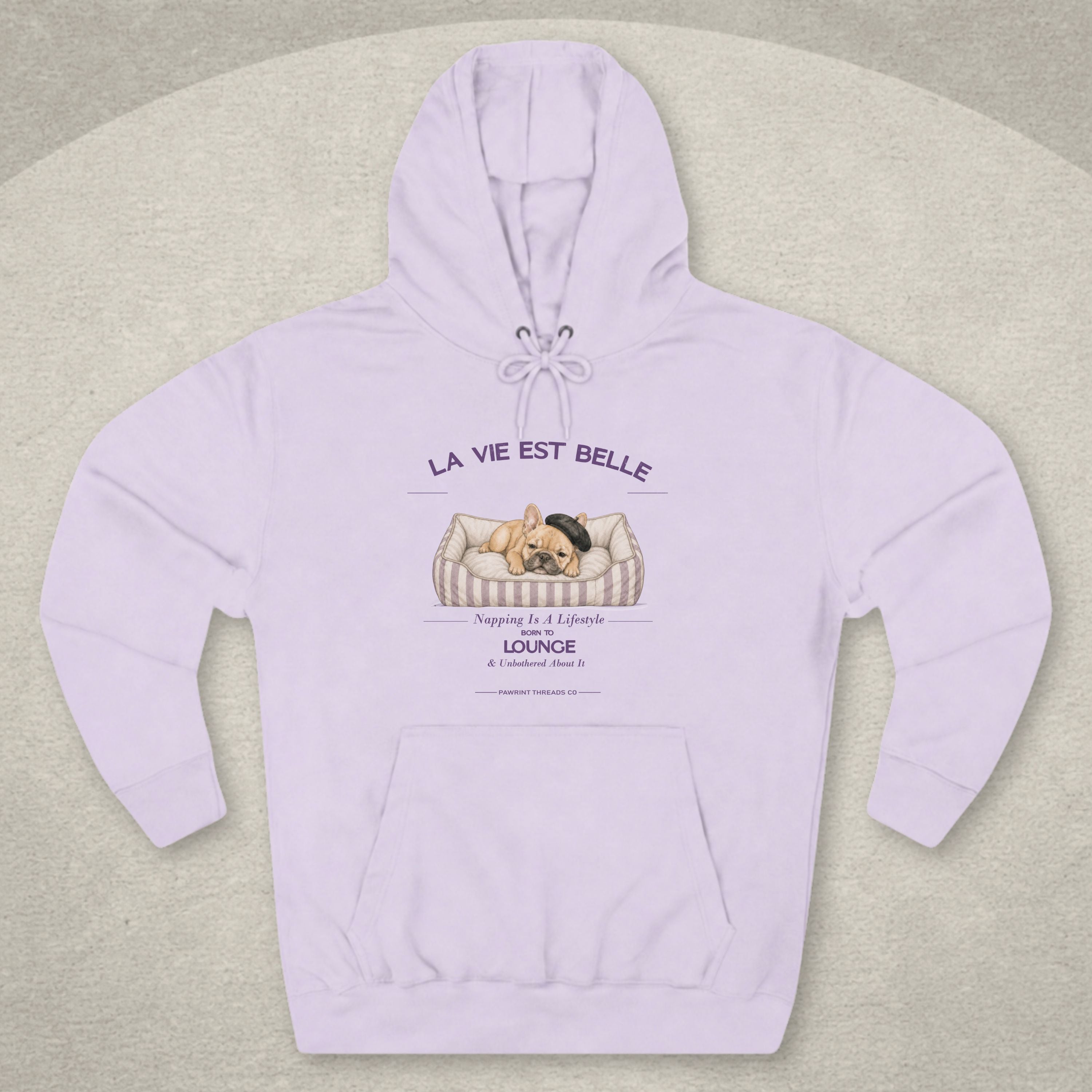 La Vie Est Belle French Dog Hoodie