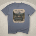 Ride Shotgun — Golden Retriever Graphic Tee