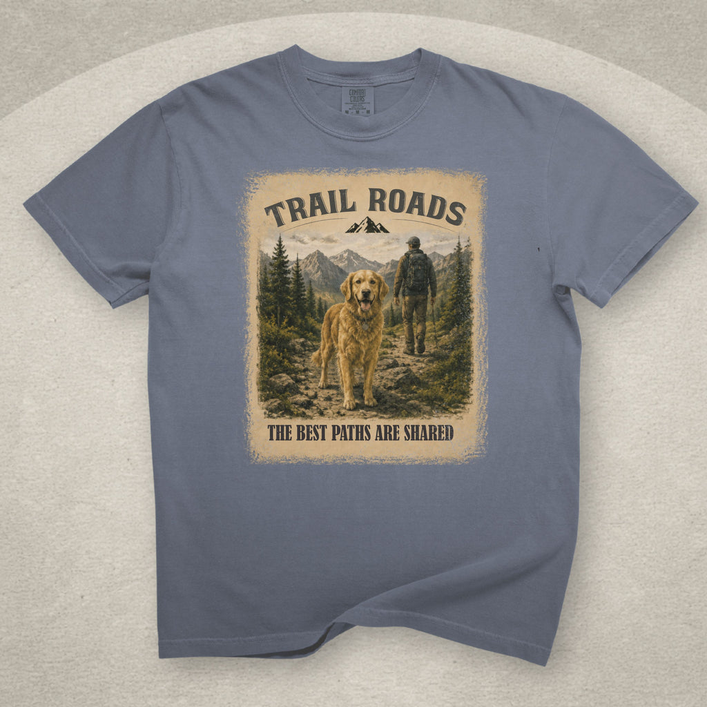 Trail Guide – Golden Retriever Graphic Tee