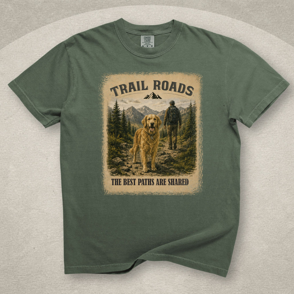 Trail Guide – Golden Retriever Graphic Tee