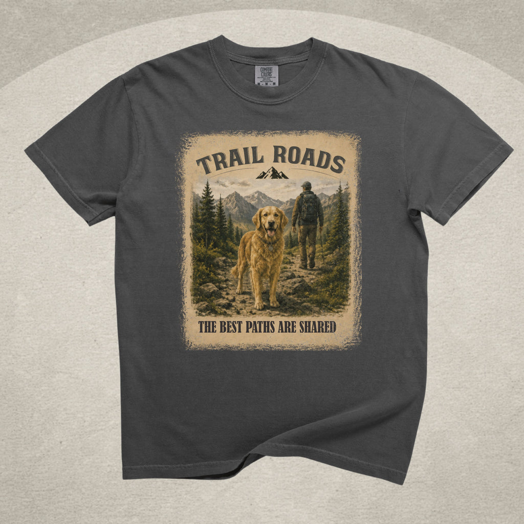 Trail Guide – Golden Retriever Graphic Tee