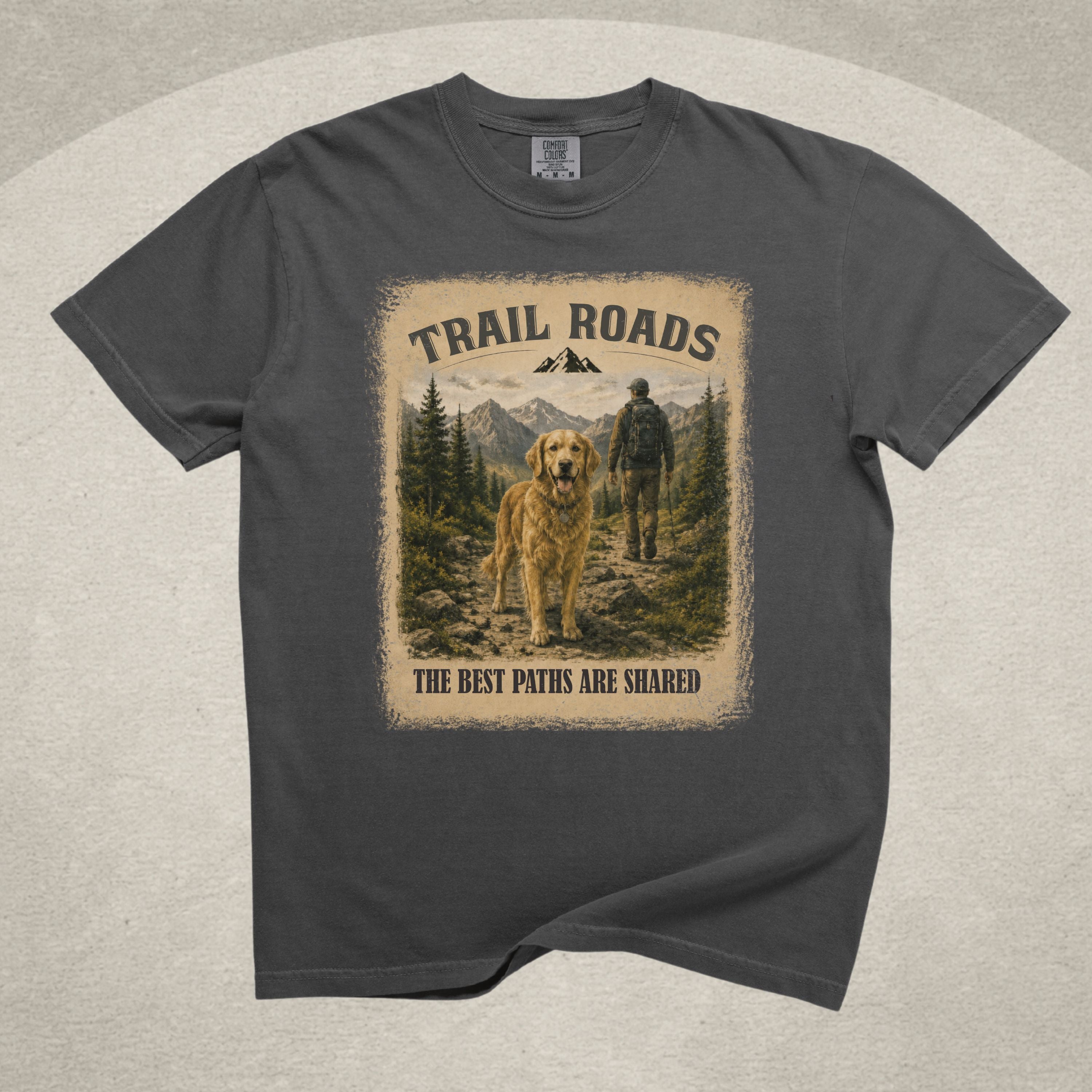 Trail Guide – Golden Retriever Graphic Tee