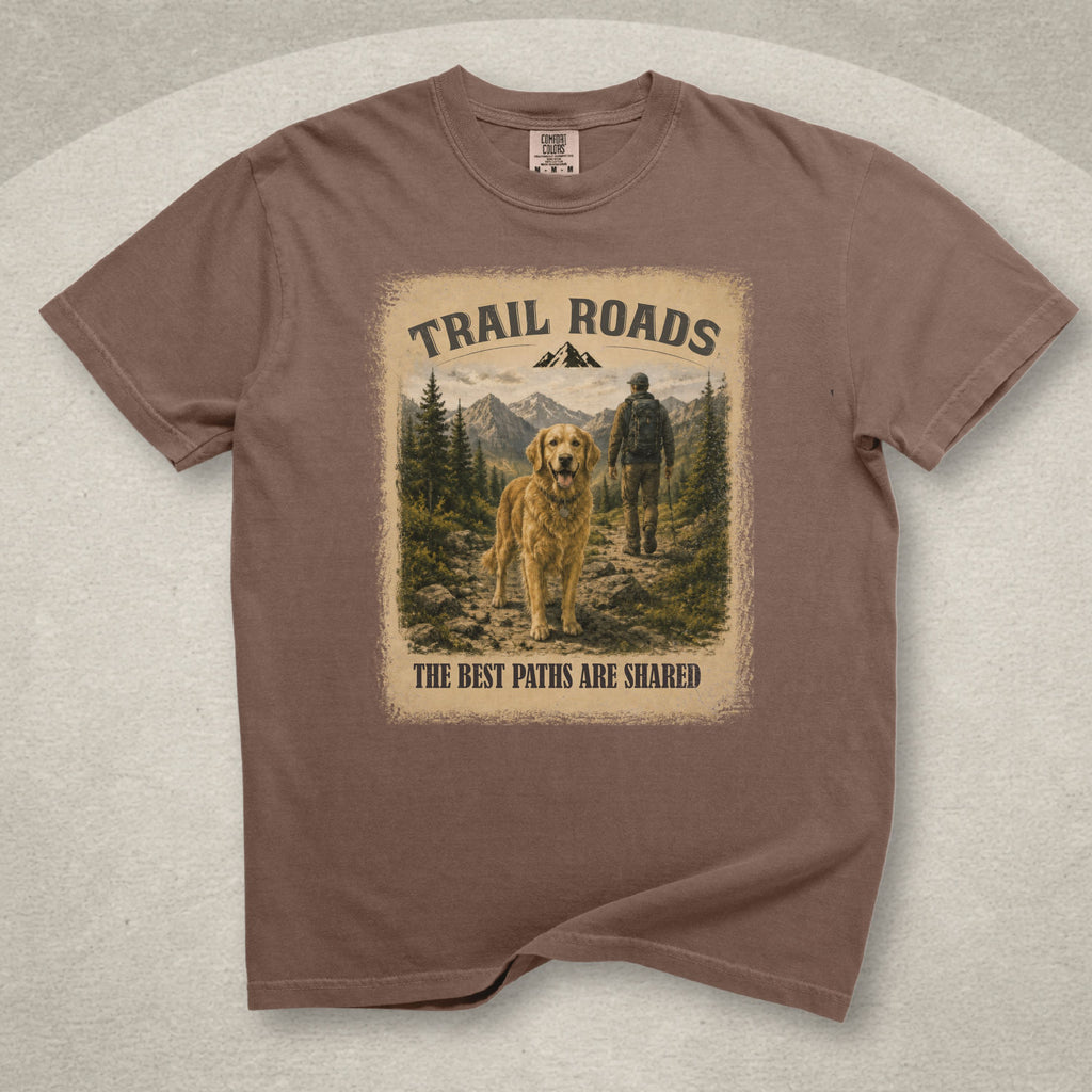 Trail Guide – Golden Retriever Graphic Tee
