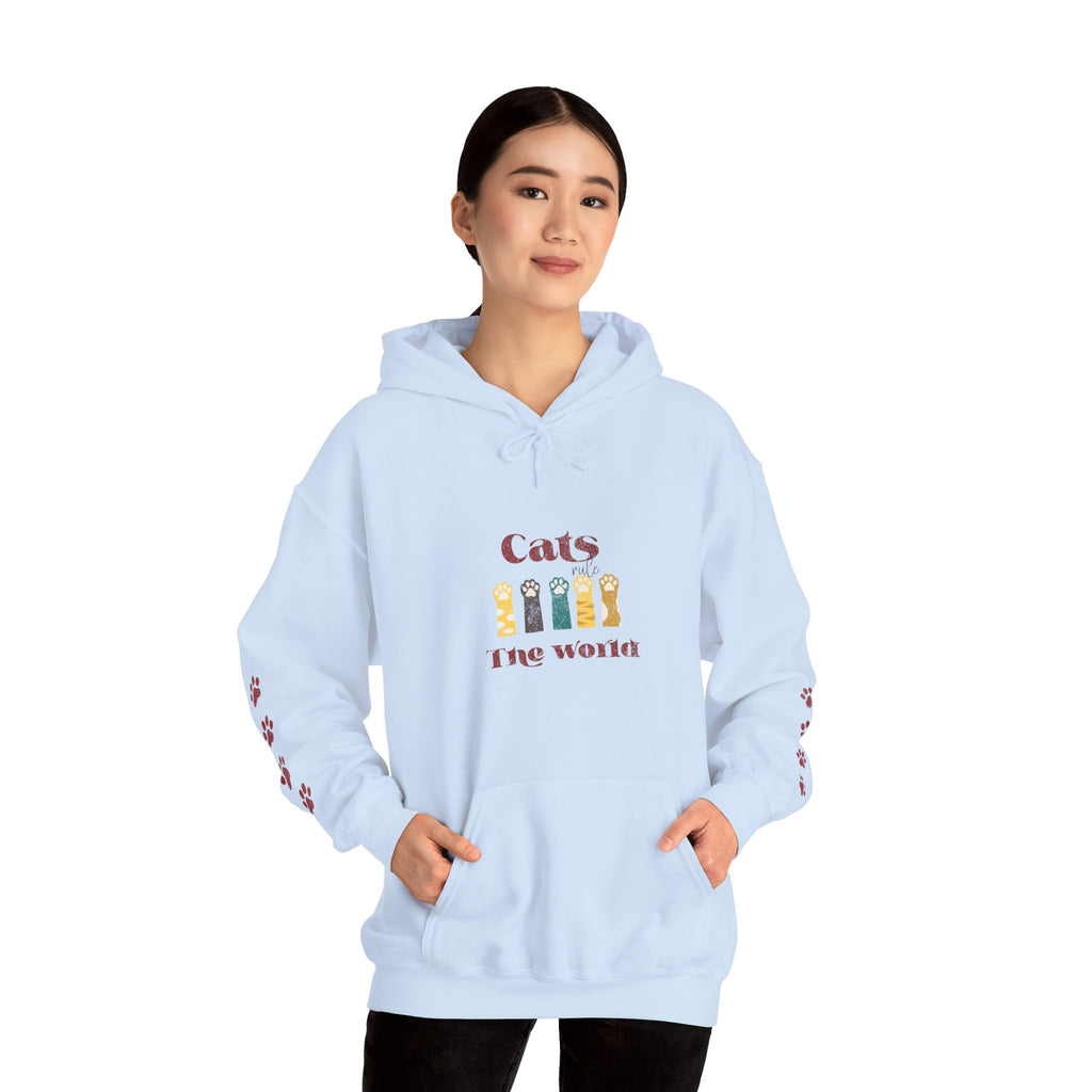 Retro Funny Cat Lover Hoodie — Vintage Style Cat Graphic Sweatshirt