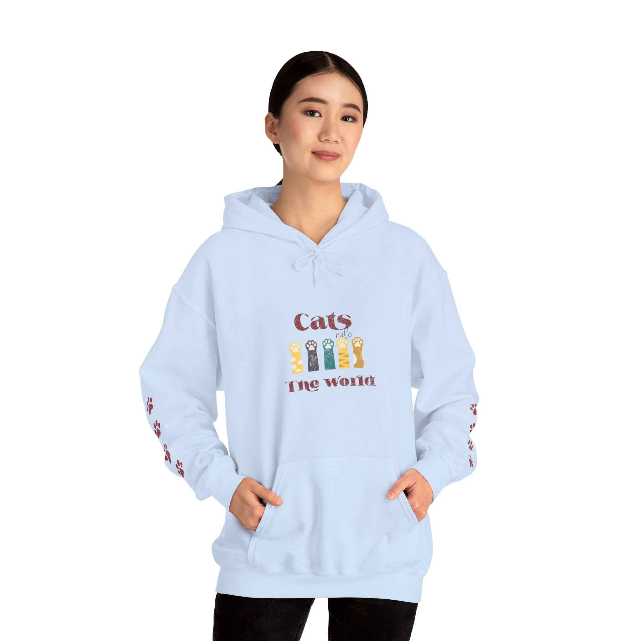 Retro Funny Cat Lover Hoodie — Vintage Style Cat Graphic Sweatshirt