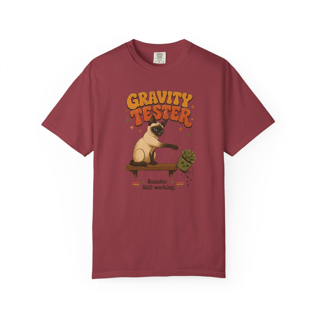 Gravity Tester Cat T-Shirt