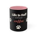 Life Is Ruff Without Coffee Dog Mug — Retro Style Accent Mug