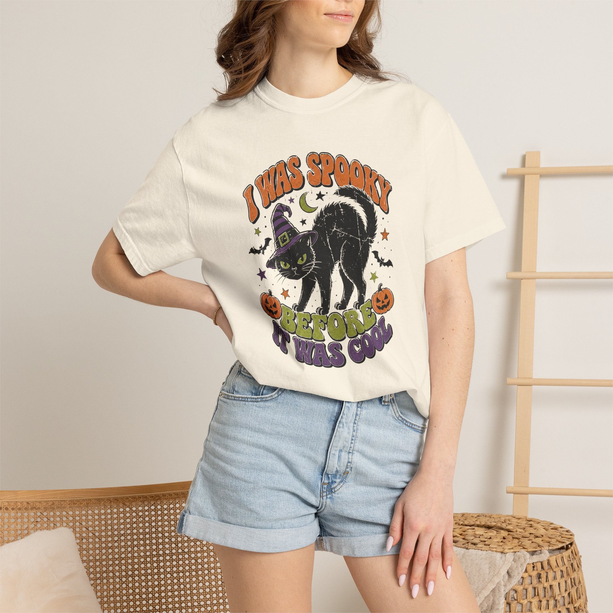 I Was Spooky Cat T-Shirt
