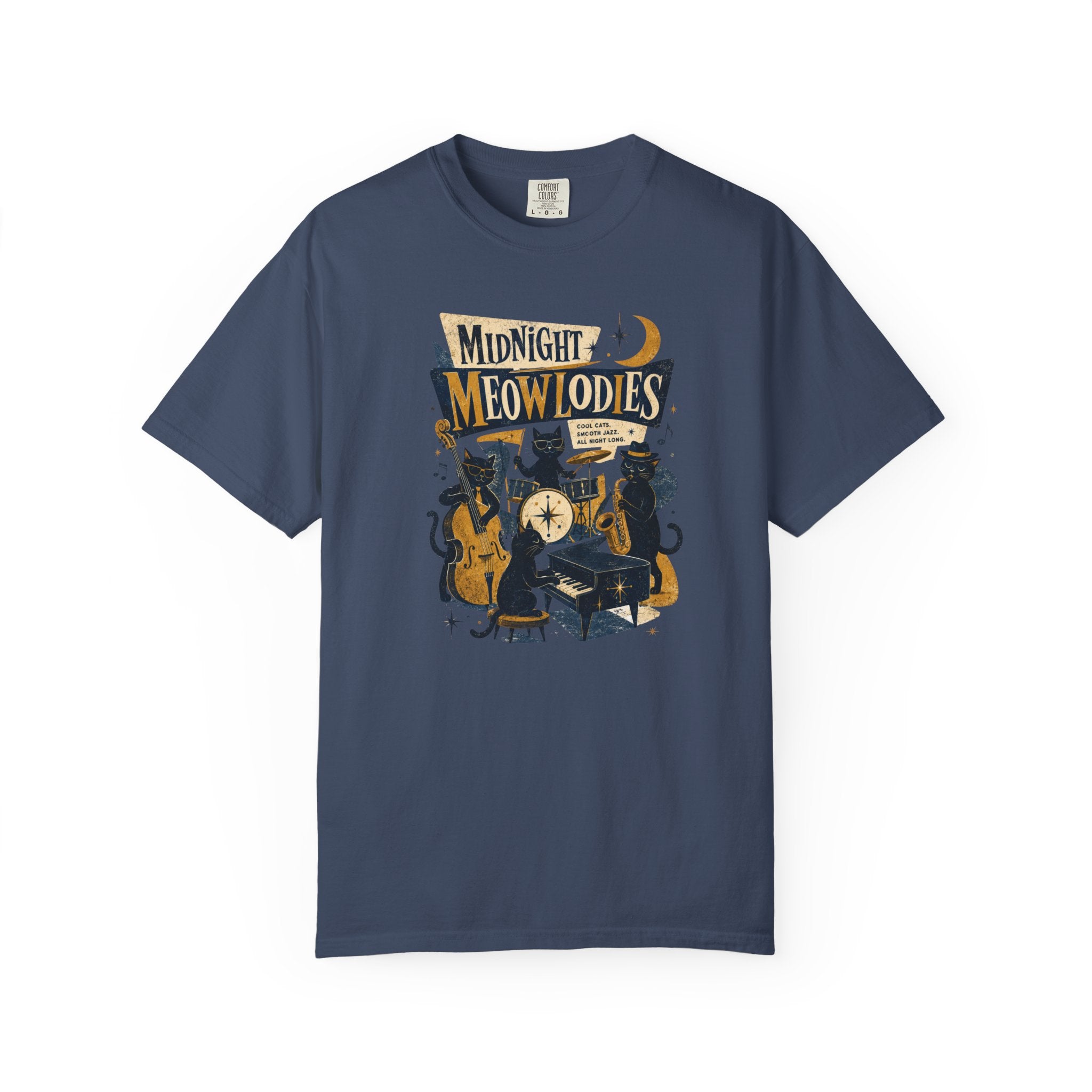 Midnight Melodies Cat T-Shirt