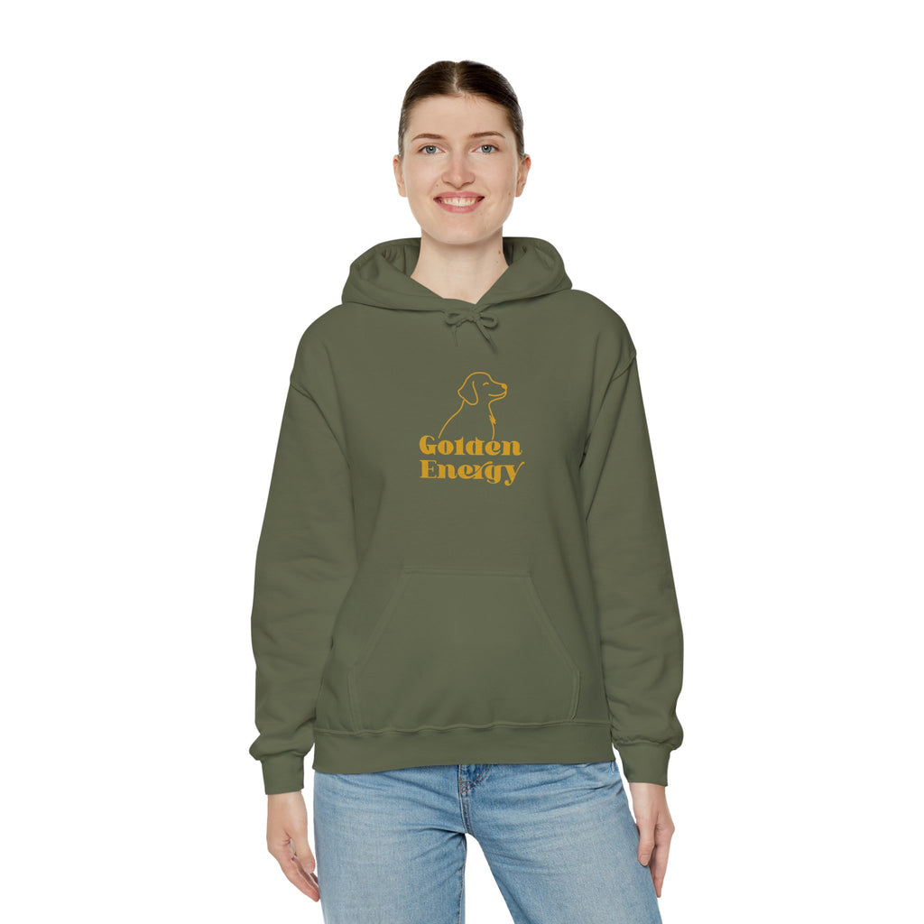 Retro Golden Retriever Hoodie — Pet Lover Sweatshirt