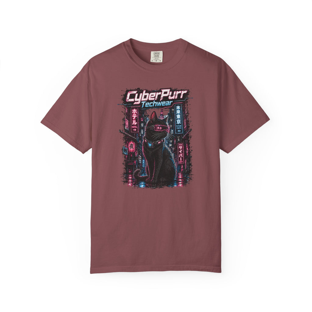 Cyber Purr Cat T-Shirt