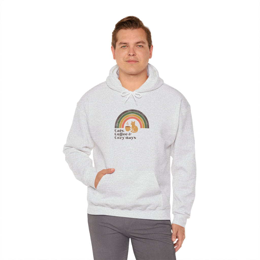 Retro Cat Lover Hoodie | Vintage Cat Graphic Sweatshirt