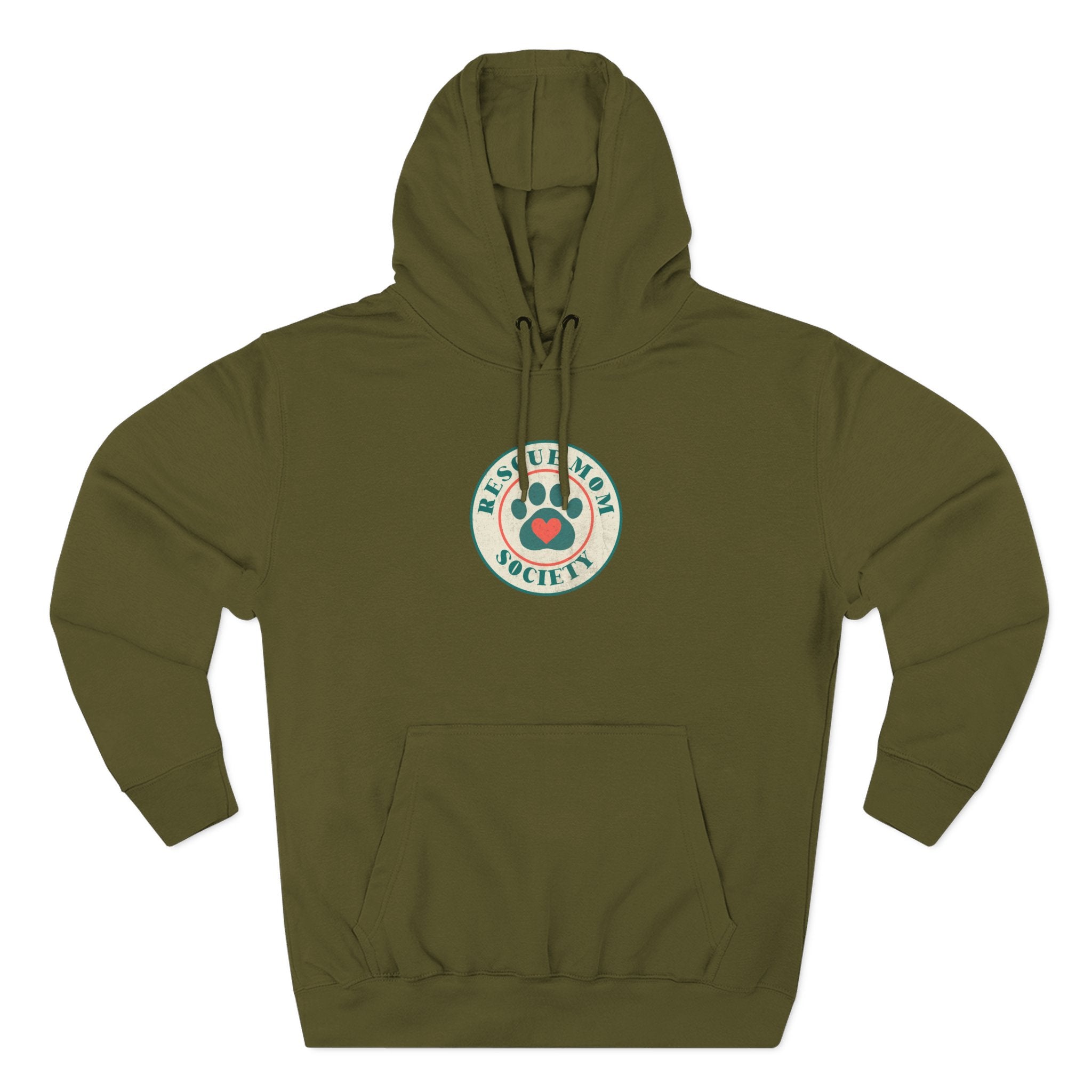 Rescue Society Retro Pet Lover Hoodie - Distressed Graphic