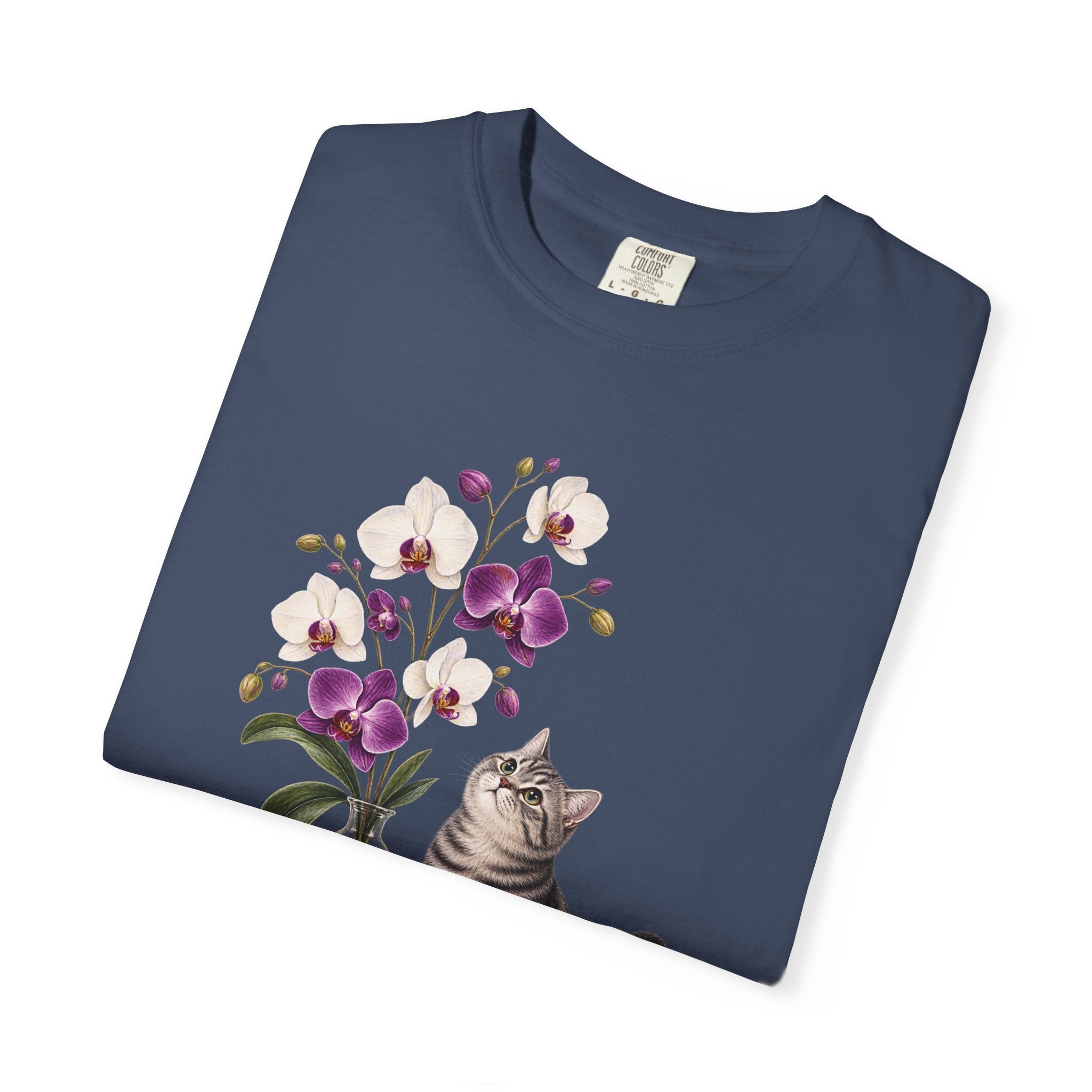 Whispers of Orchid Cat T-Shirt