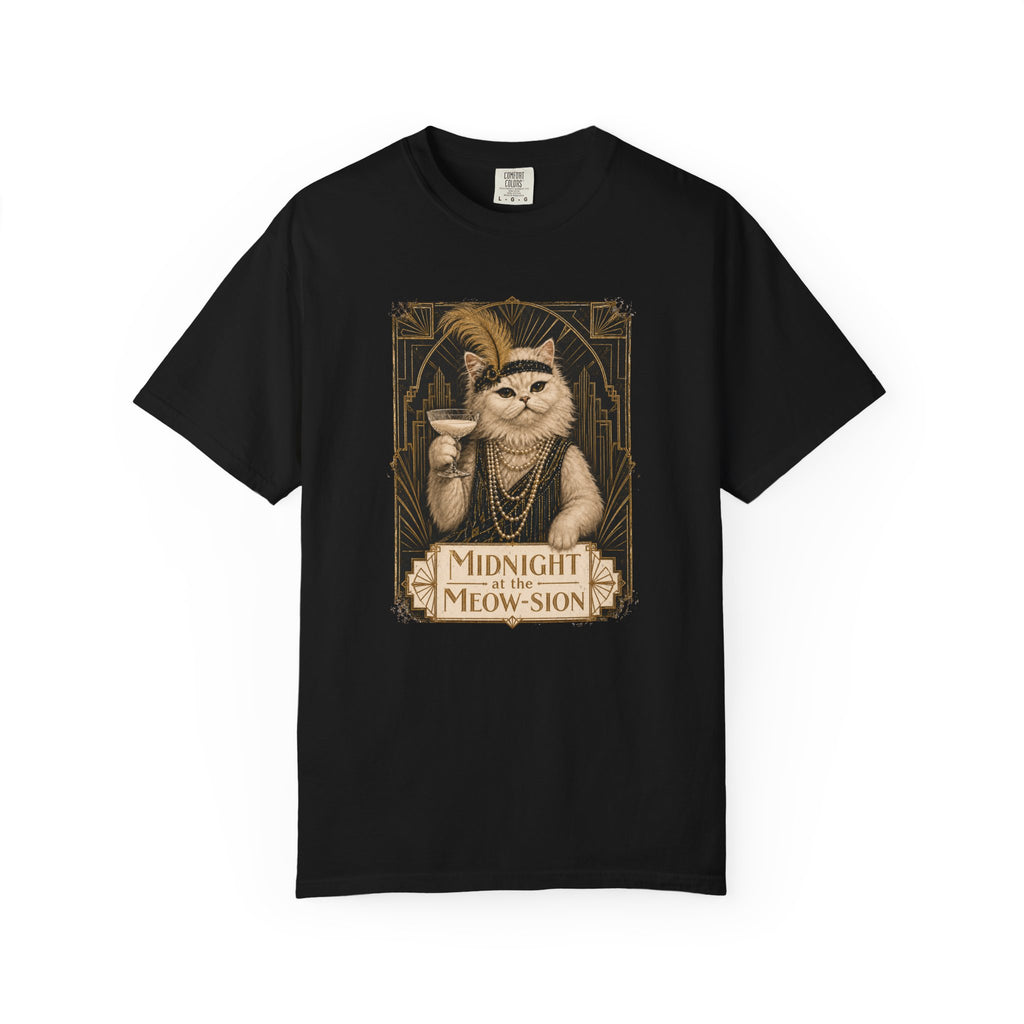 Midnight At The Show Cat T-Shirt