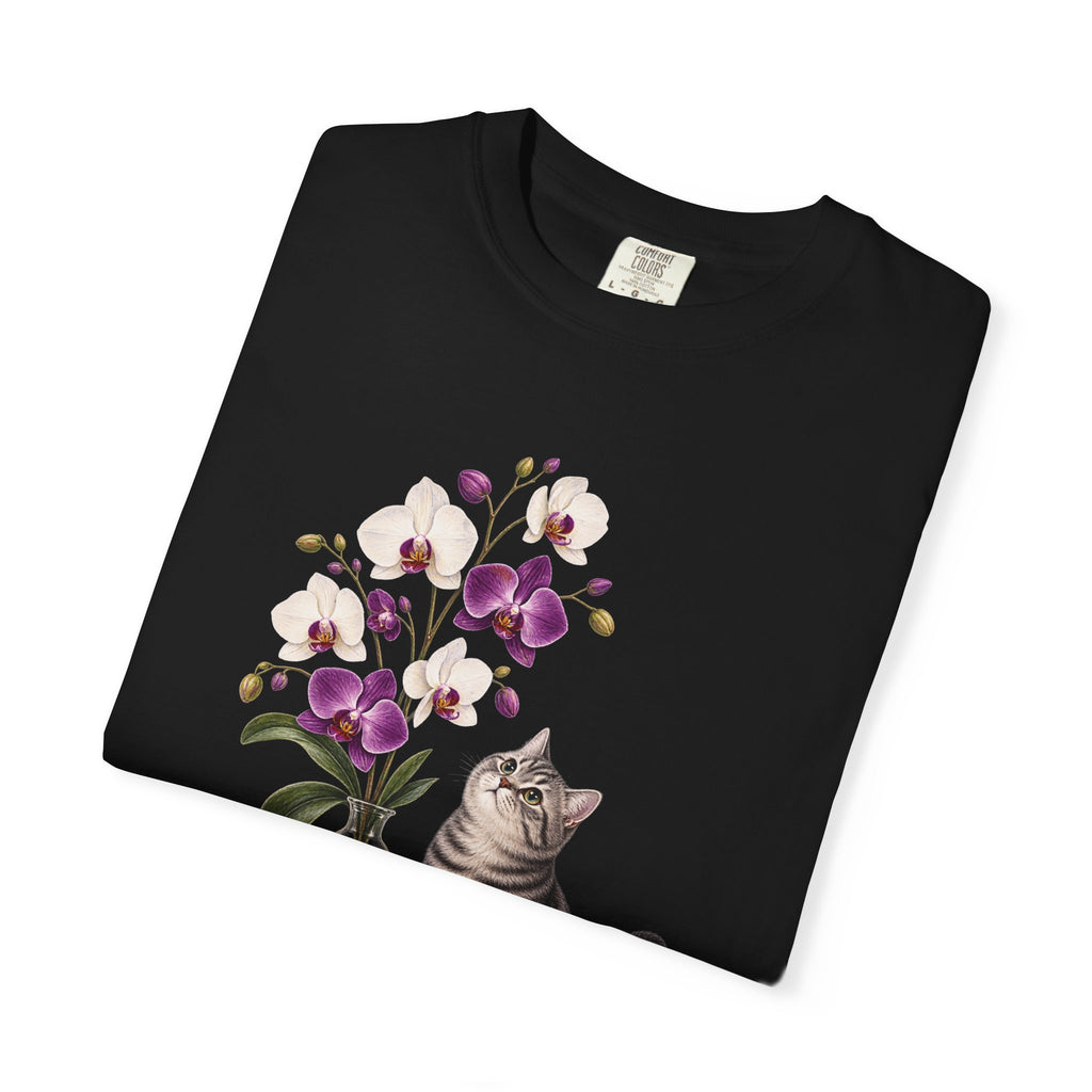 Whispers of Orchid Cat T-Shirt