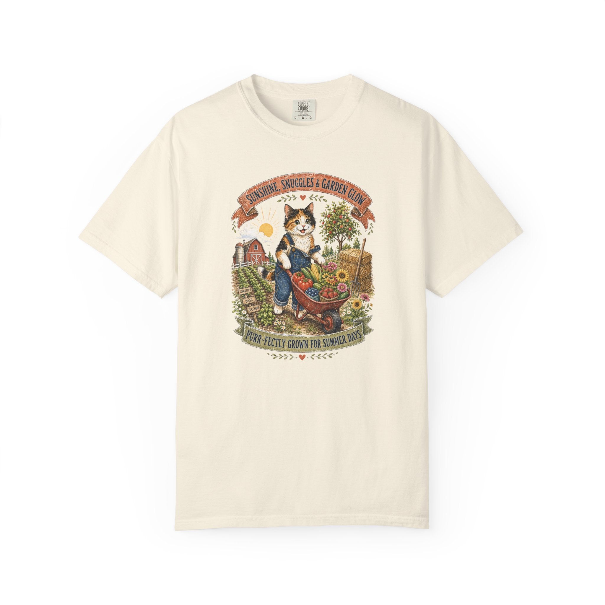 Garden Glow Cat T-Shirt