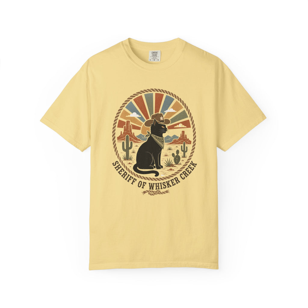 Sheriff Of Whisker Creek Cat T-shirt