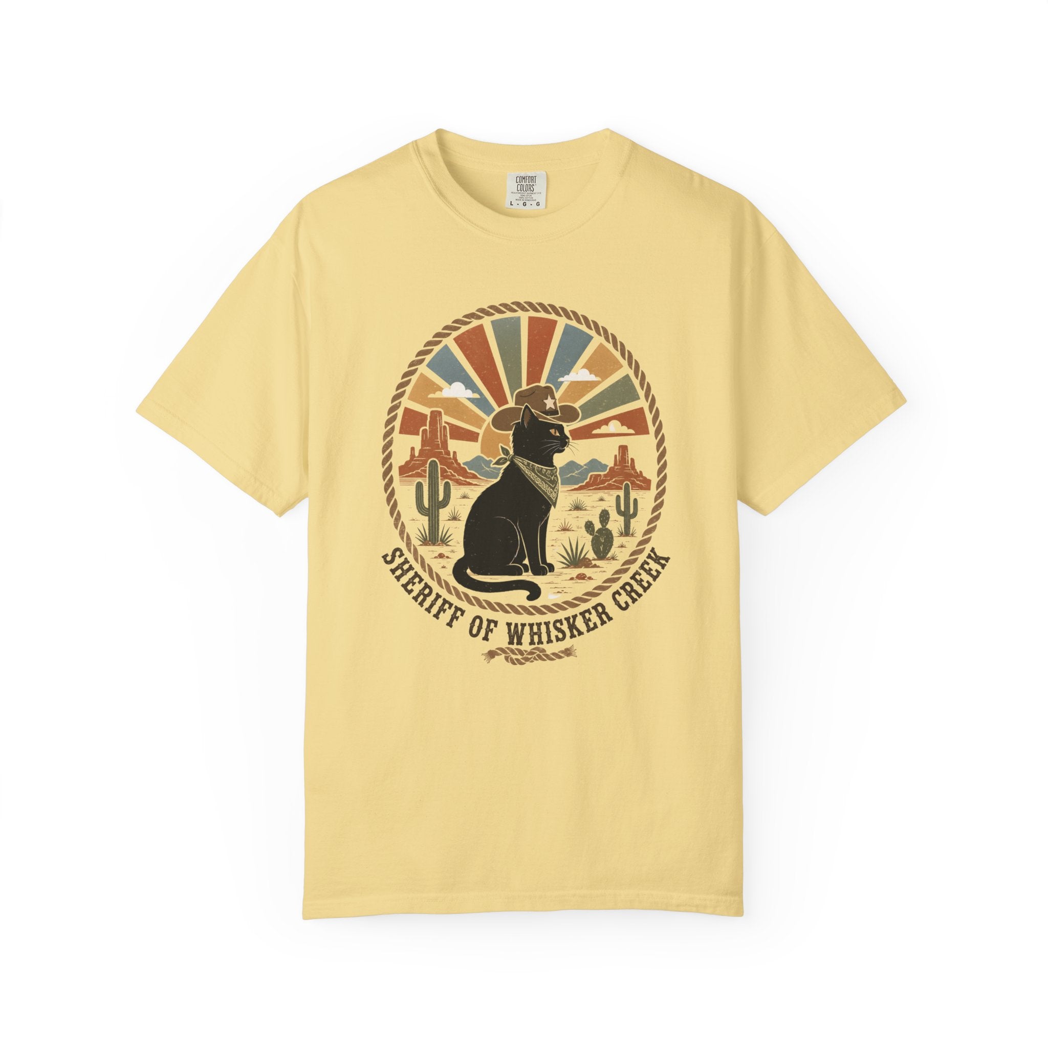 Sheriff Of Whisker Creek Cat T-shirt