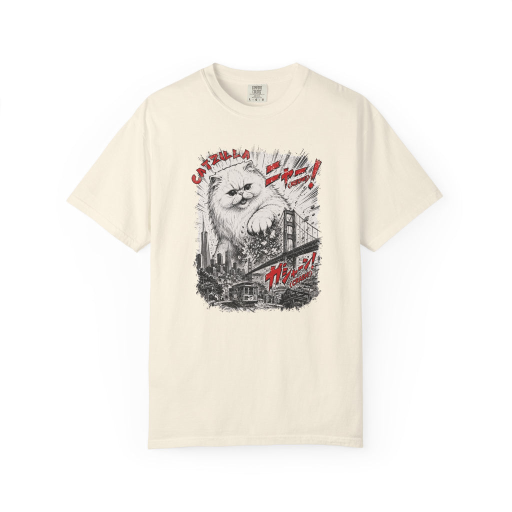 Cat-zilla In San Francisco Cat T-Shirt