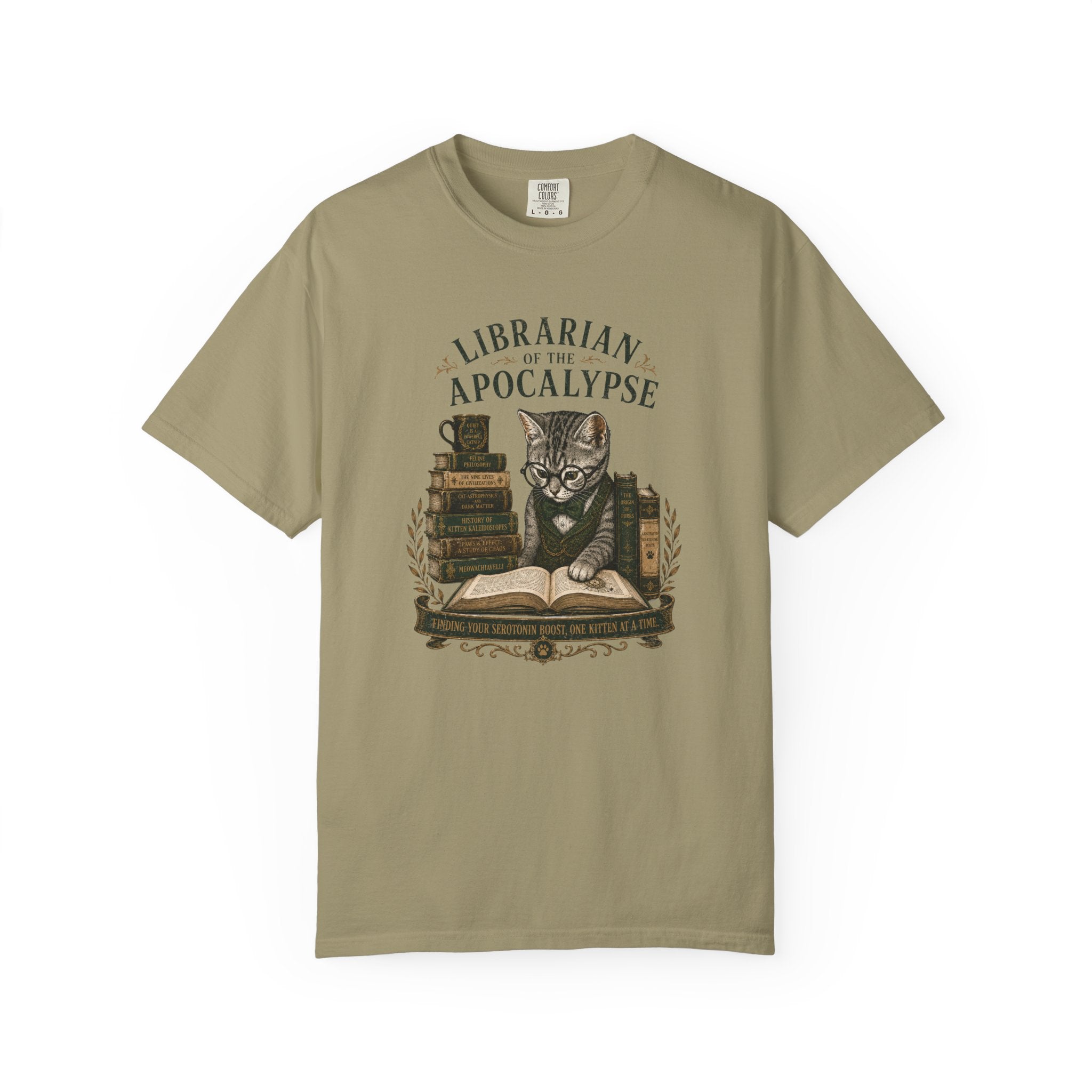 Librarian Cat T-Shirt