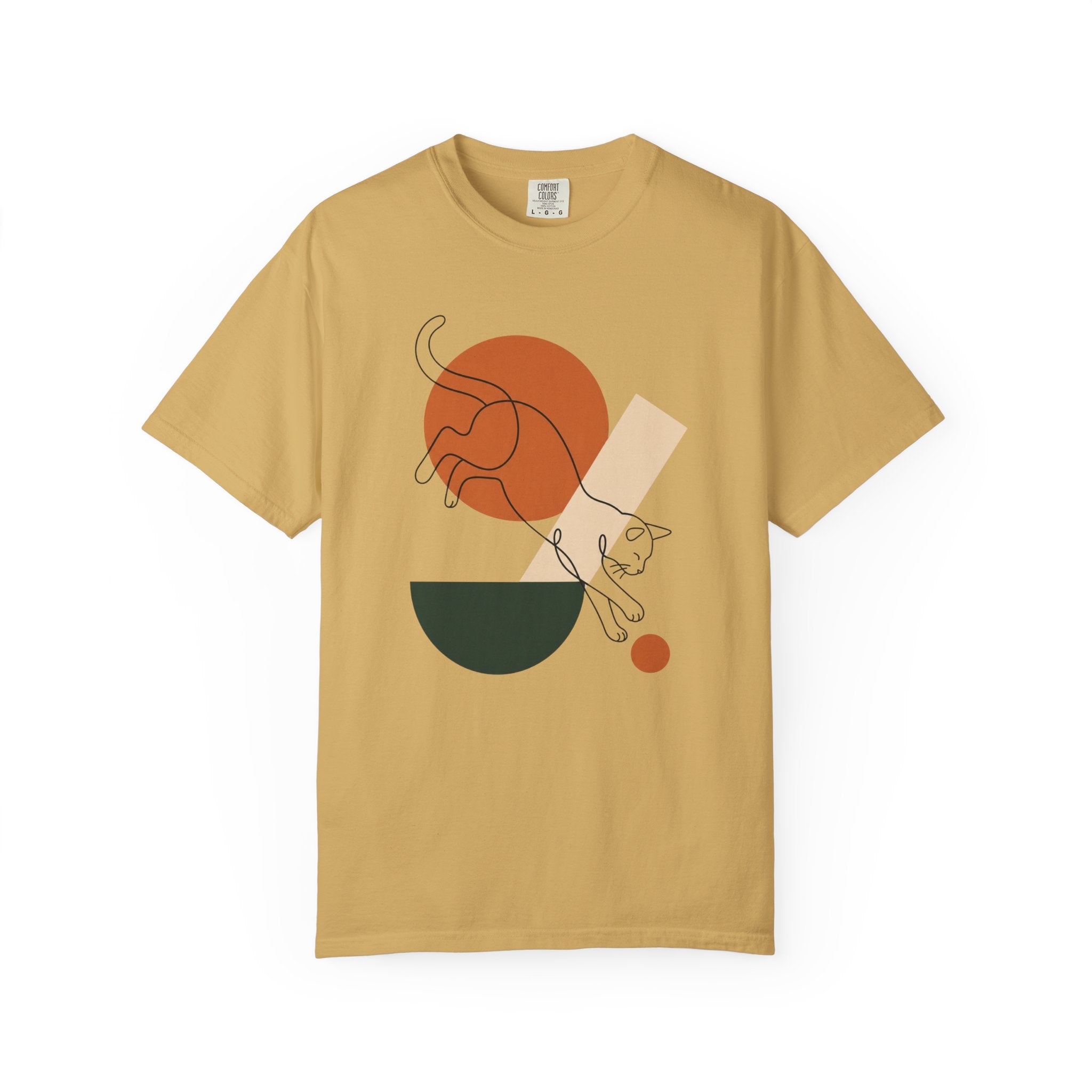 Playful Pounce Cat Silhouette T-Shirt