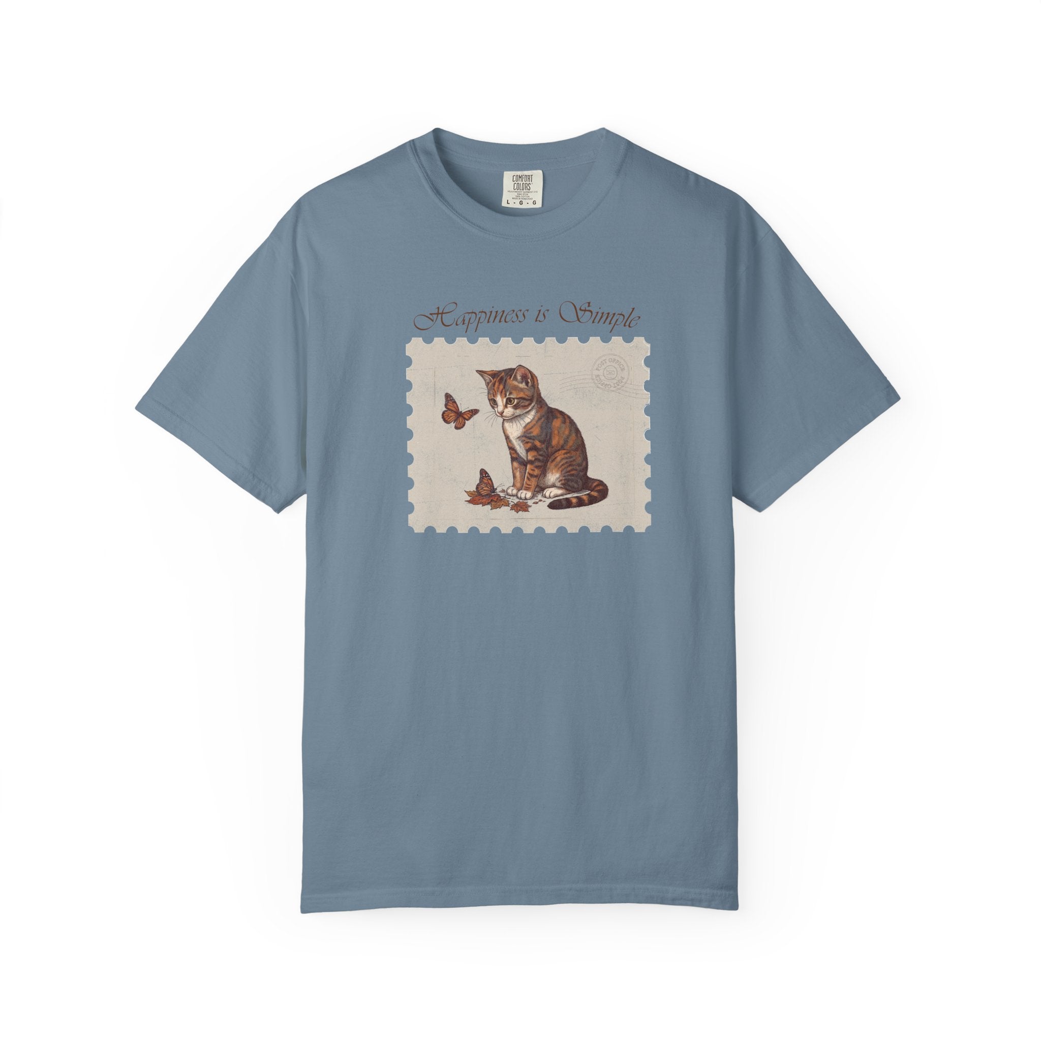 Happiness Is Simple Cat T-Shirt