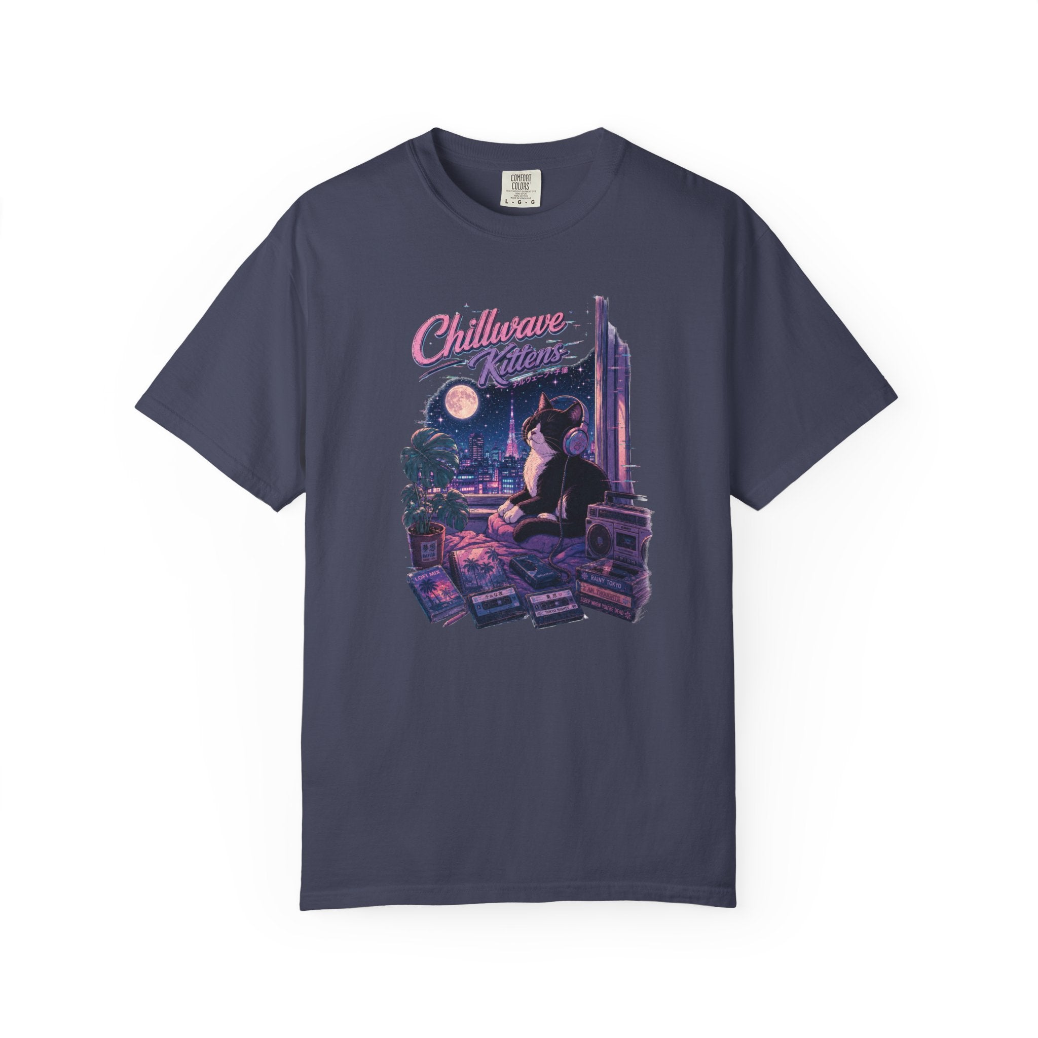 Chill Waves Cat T-Shirt