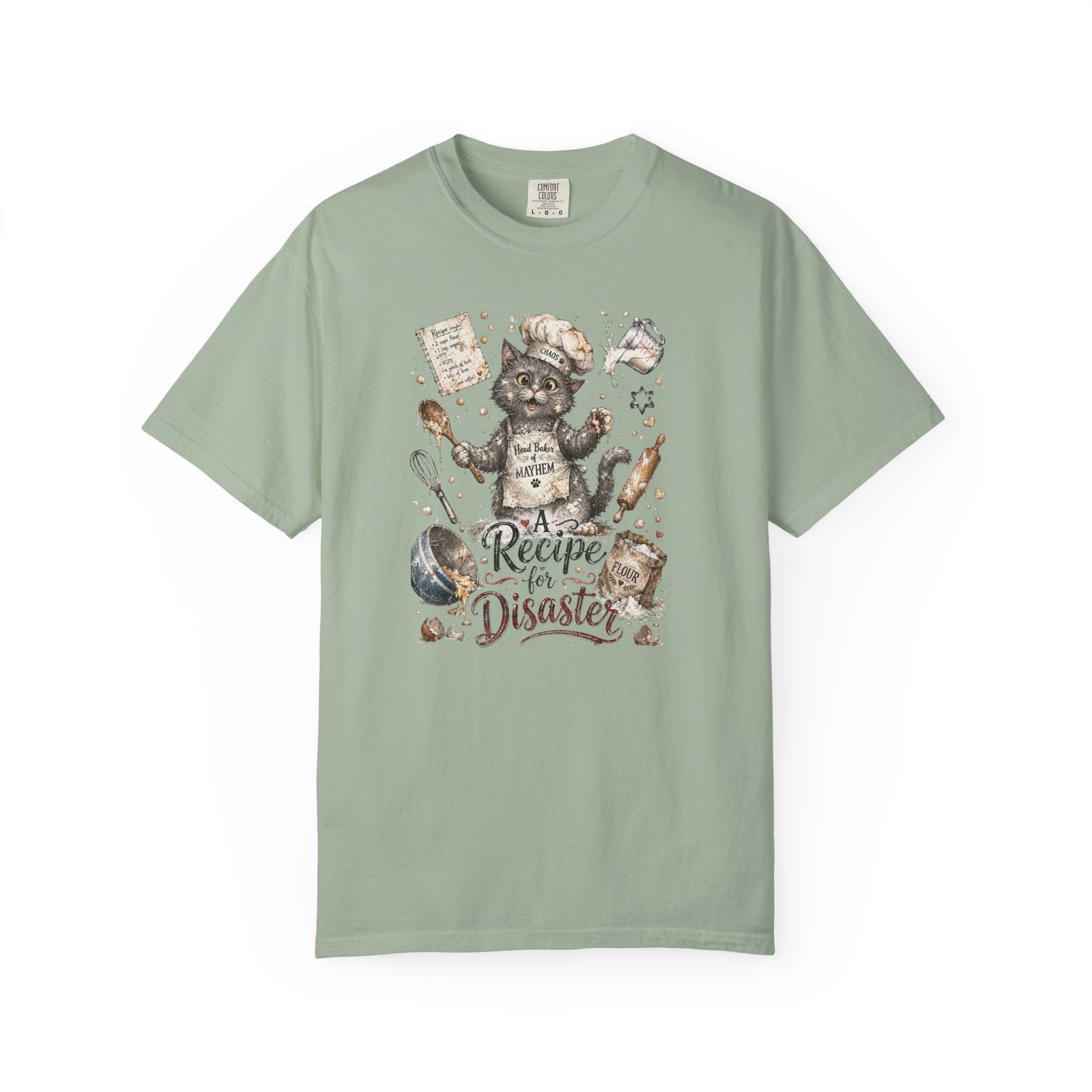 Recipe For Disaster Cat T-Shirt