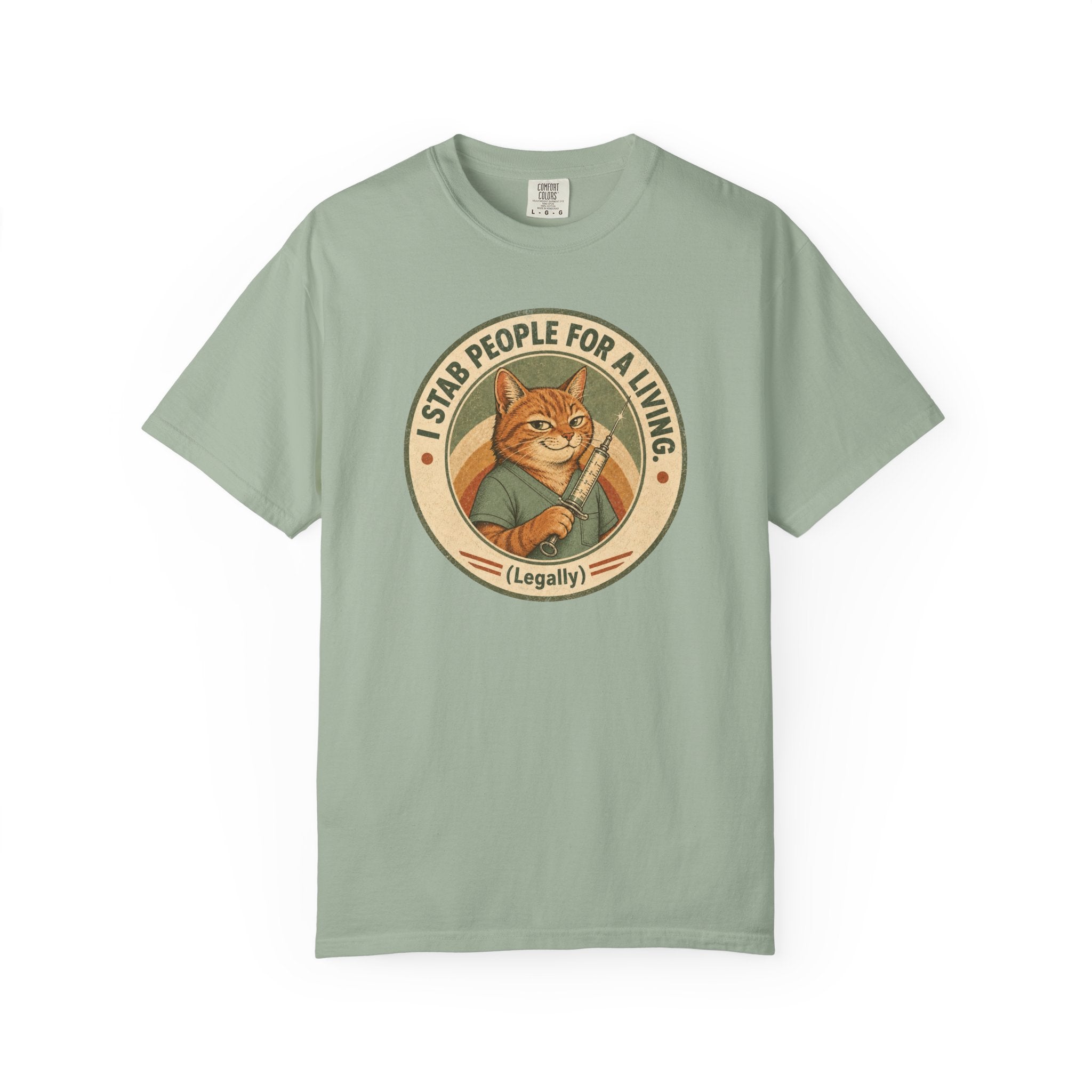 I Stab People For A Living Cat T-Shirt