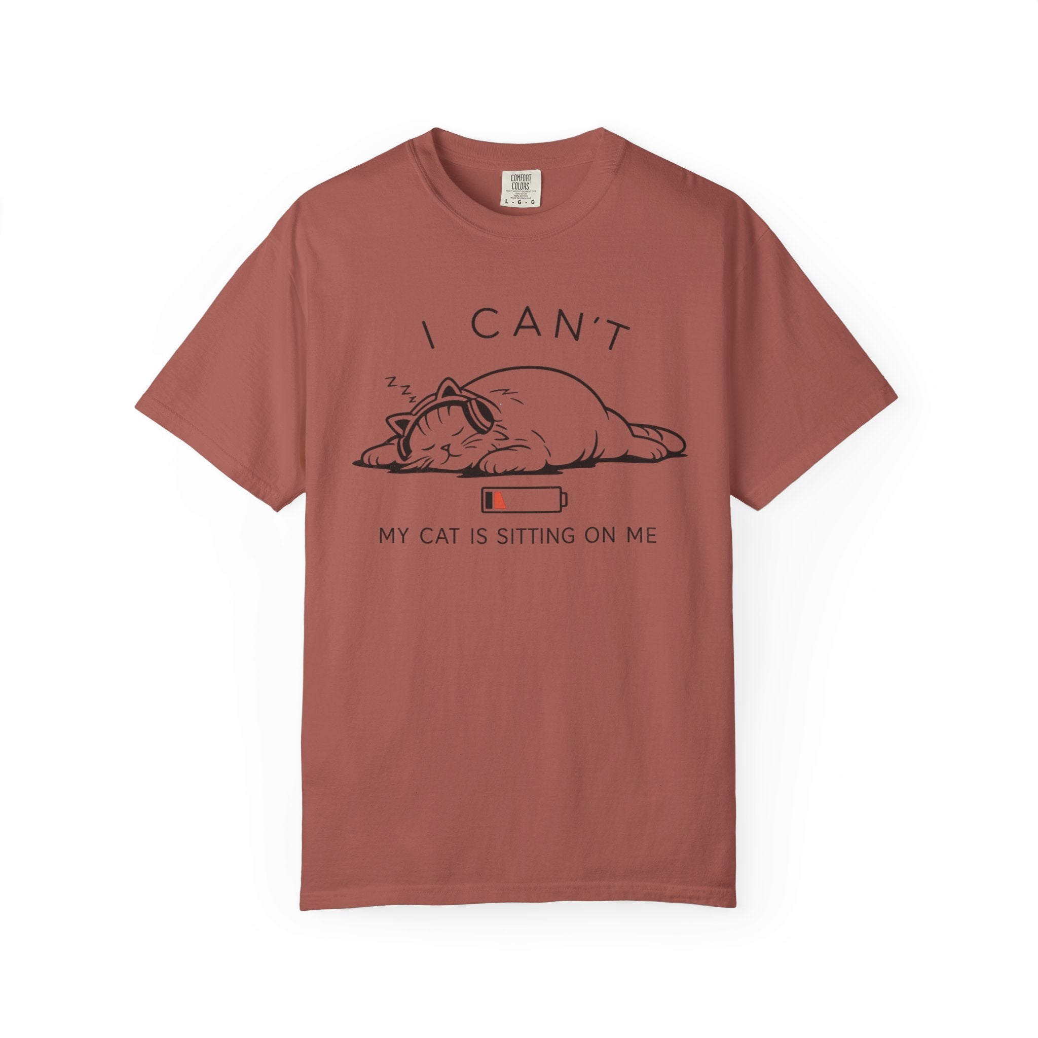 I Can't, My Cat Is Sitting On Me T-Shirt