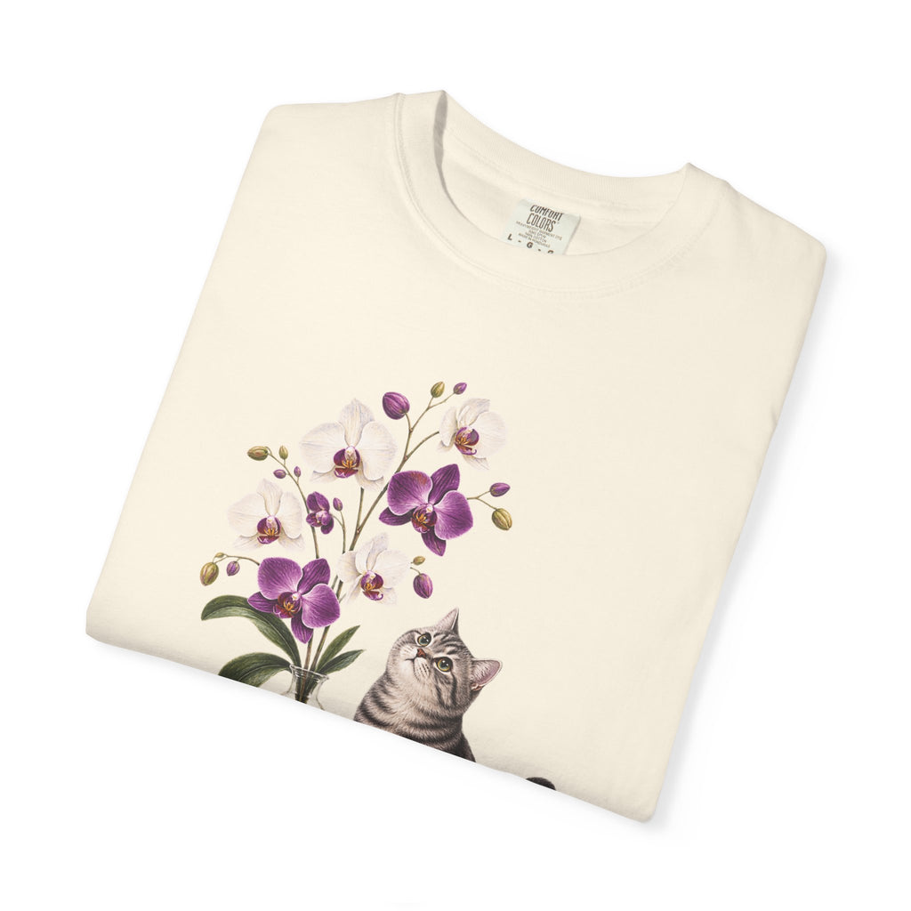 Whispers of Orchid Cat T-Shirt