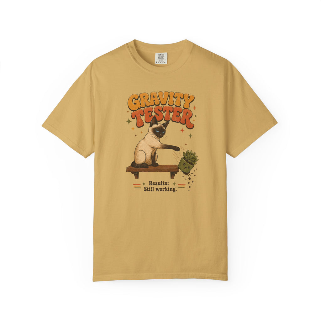 Gravity Tester Cat T-Shirt