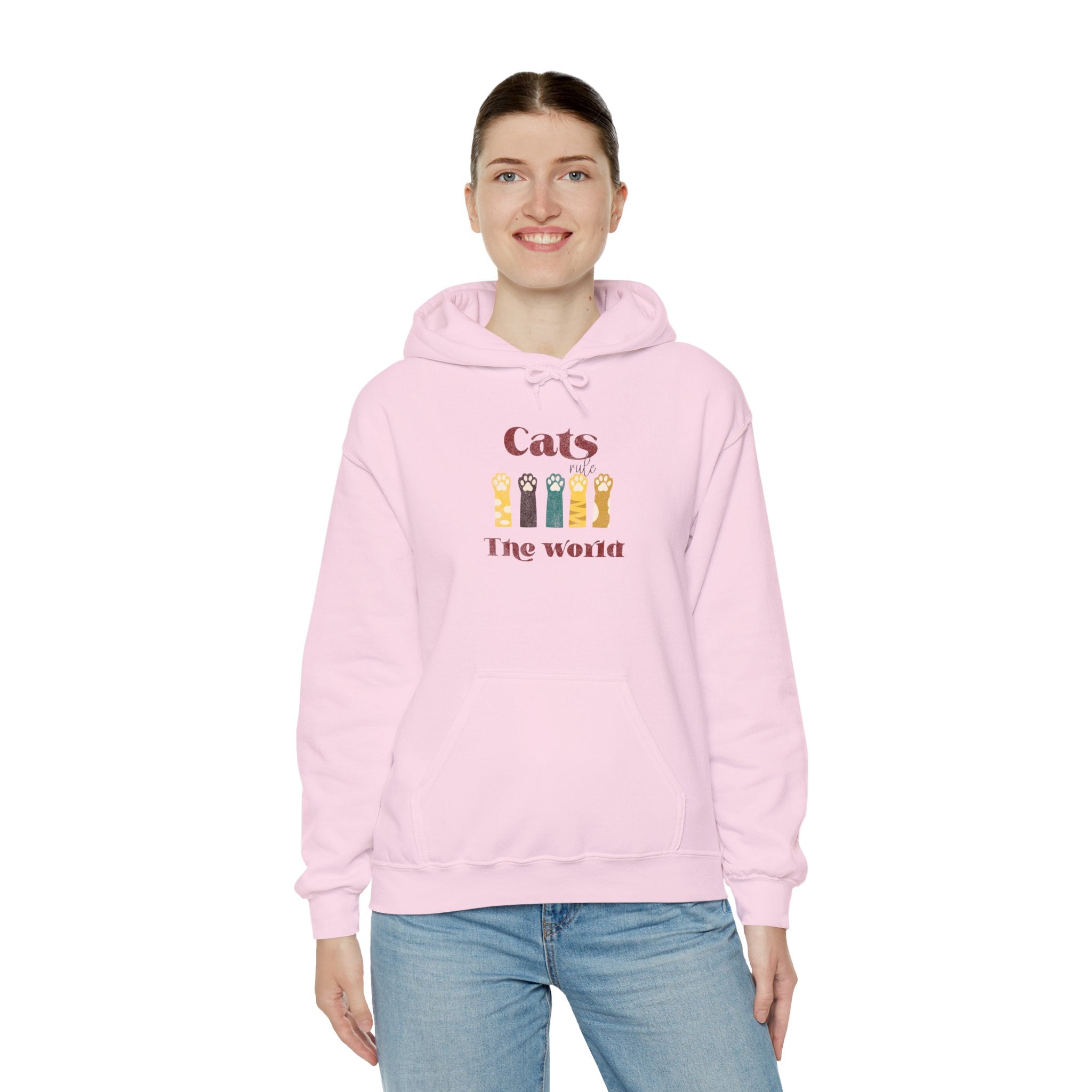 Cat Lover Hoodie — Retro Style Cat Graphic
