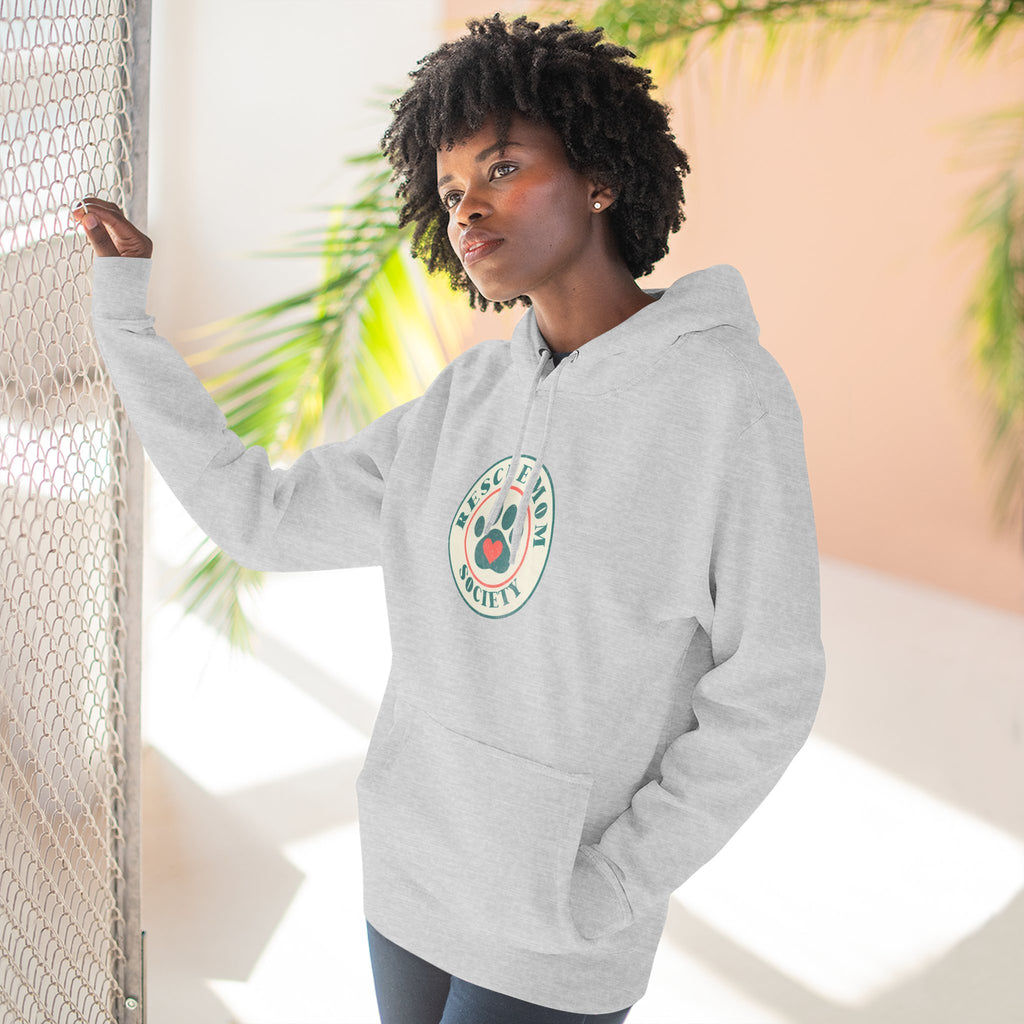 Rescue Society Retro Pet Lover Hoodie - Distressed Graphic