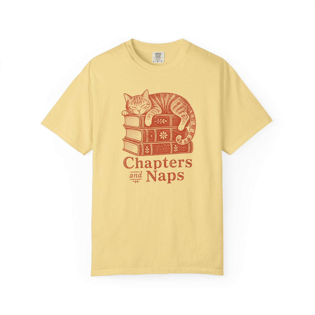 Chapters And Naps Cat T-Shirt