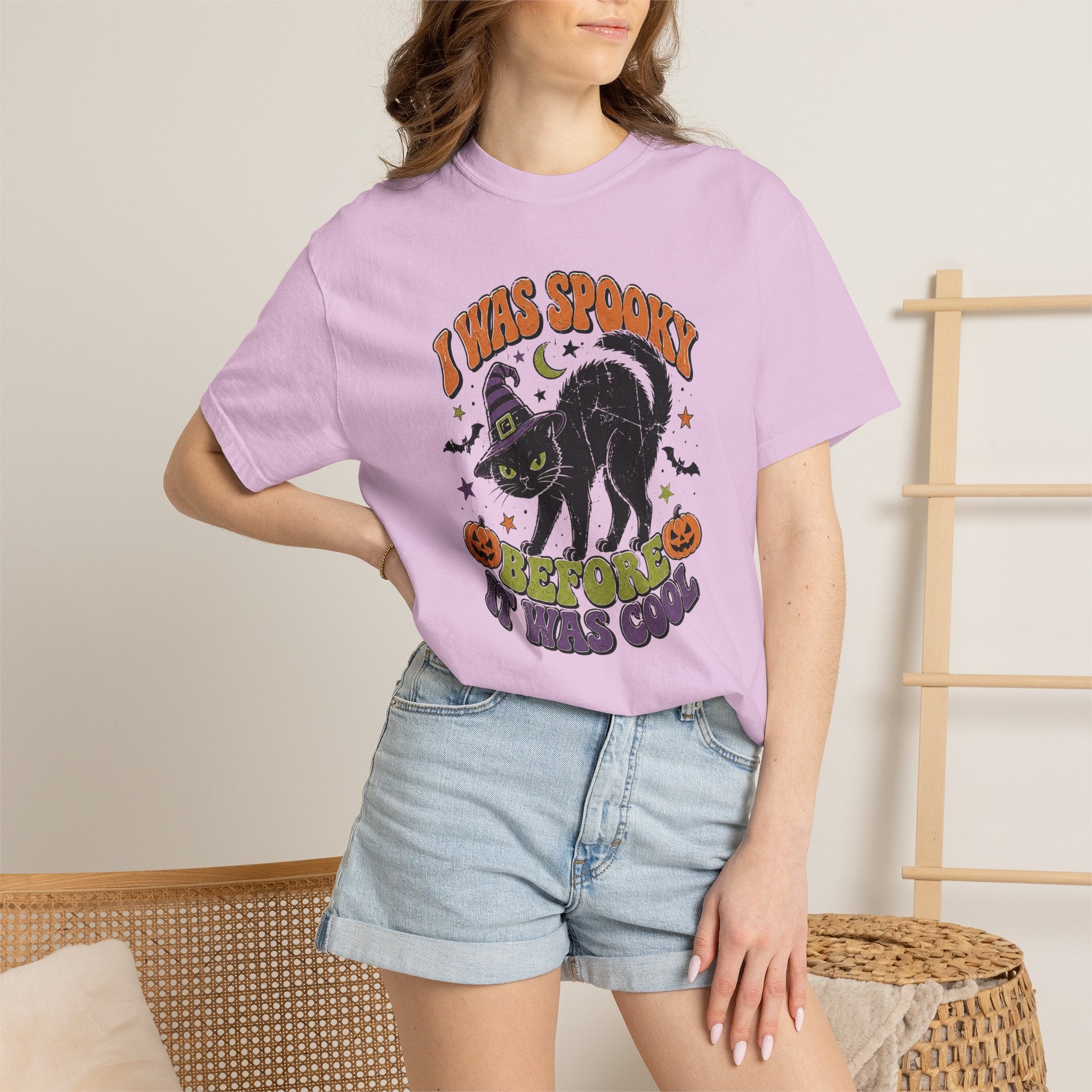I Was Spooky Cat T-Shirt