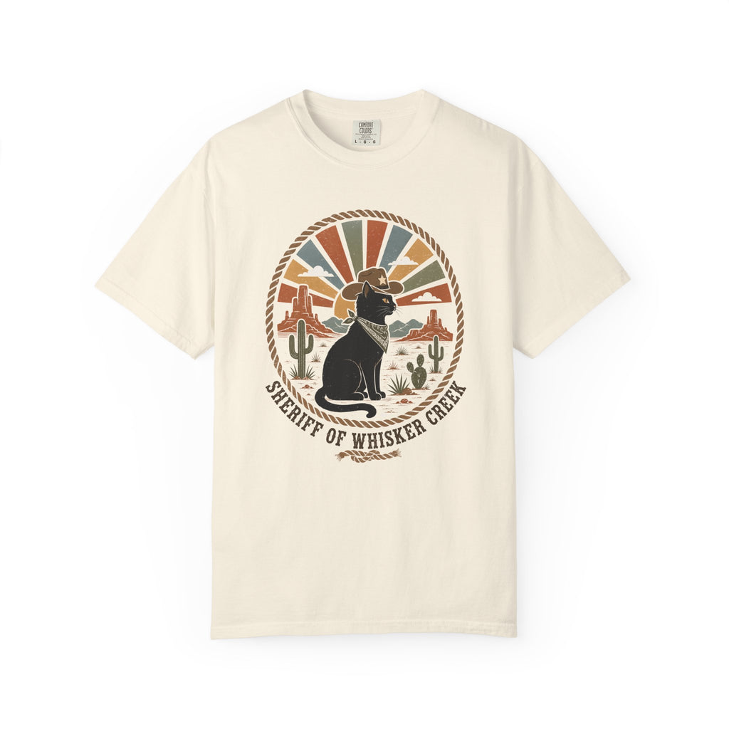 Sheriff Of Whisker Creek Cat T-shirt