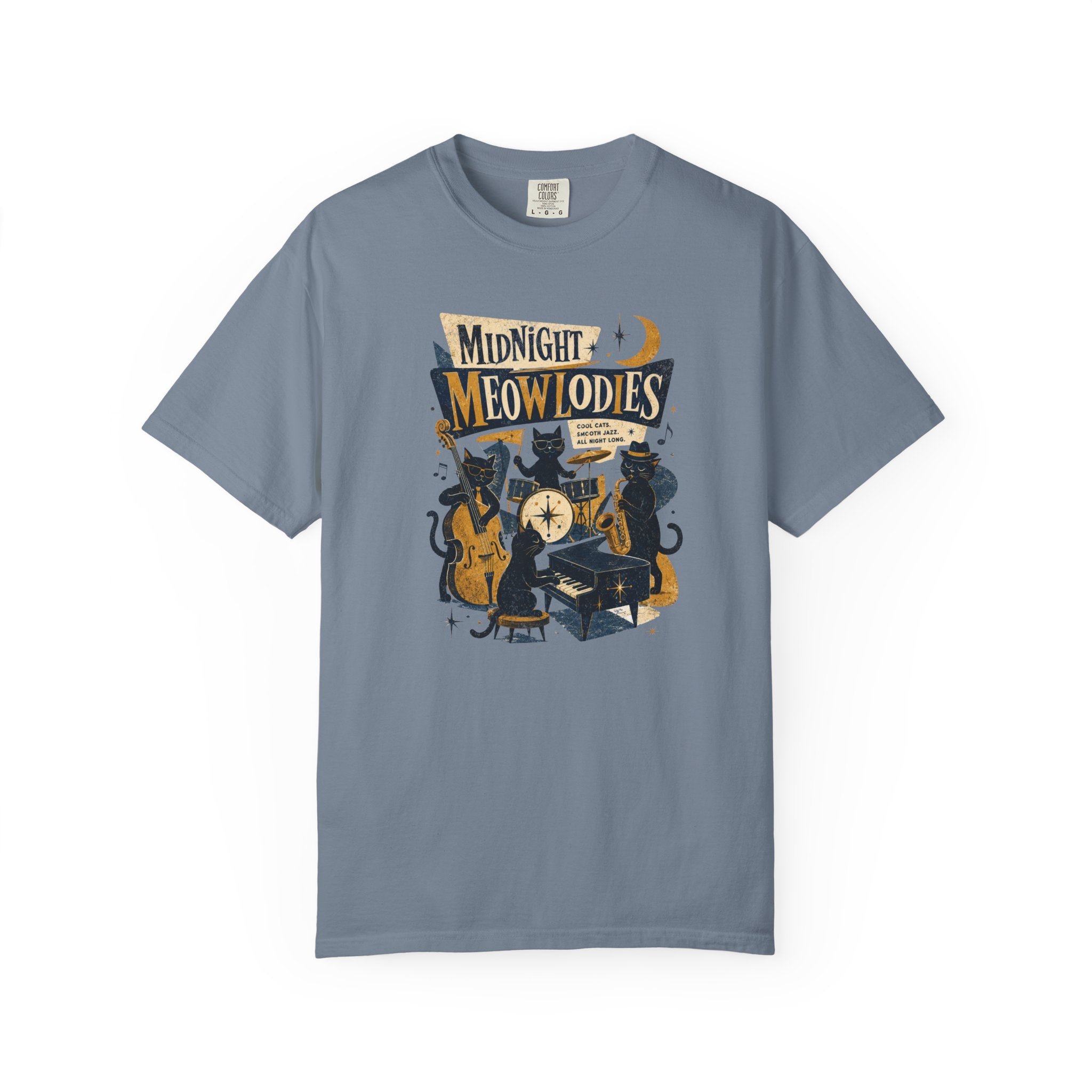 Midnight Melodies Cat T-Shirt