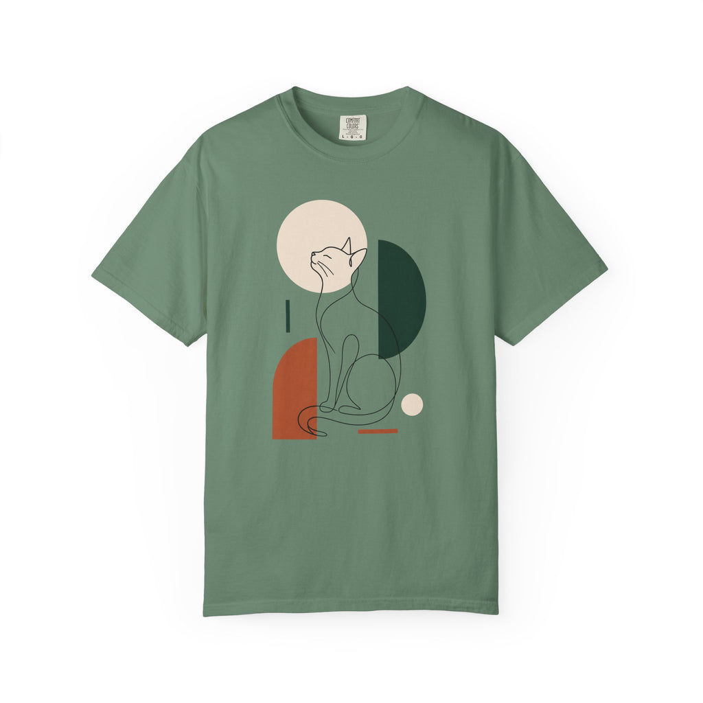 Serene Cat Silhouette T-Shirt