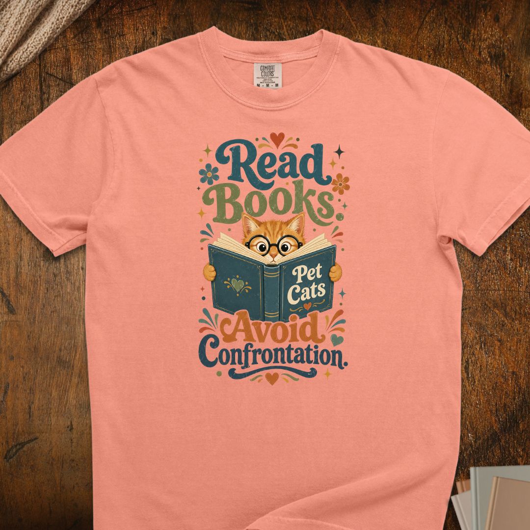 Avoid Confrontation Cat T-Shirt