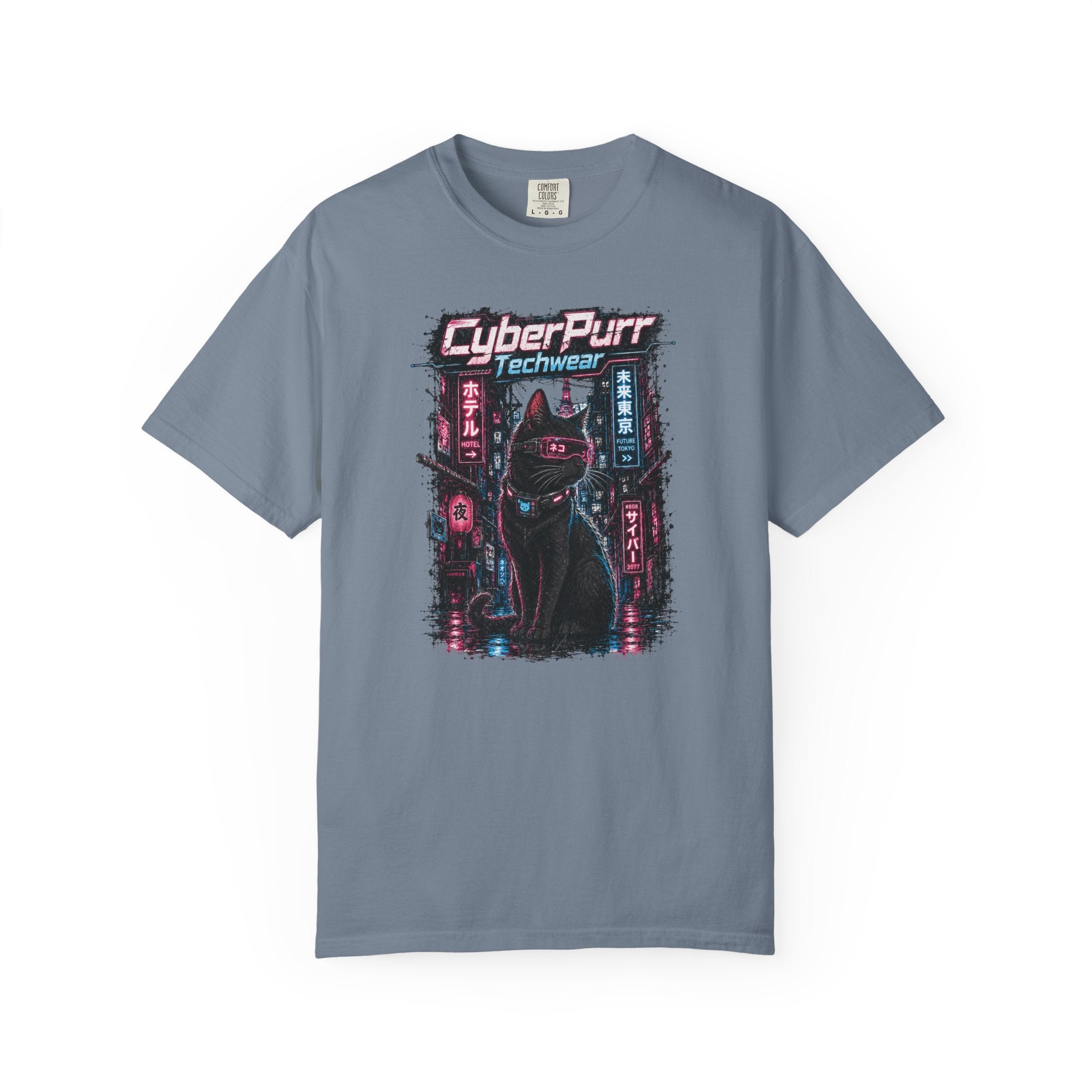 Cyber Purr Cat T-Shirt