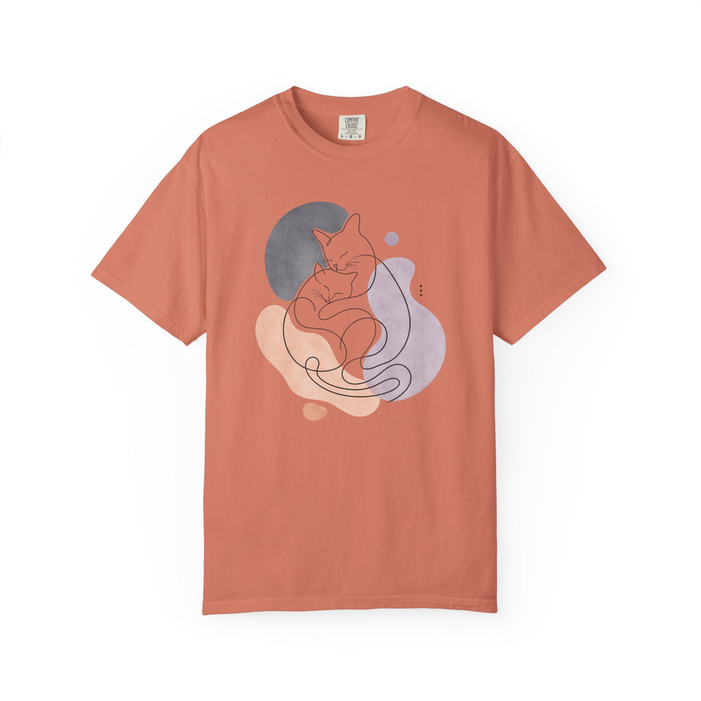 Mother Love Cat Silhouette T-Shirt