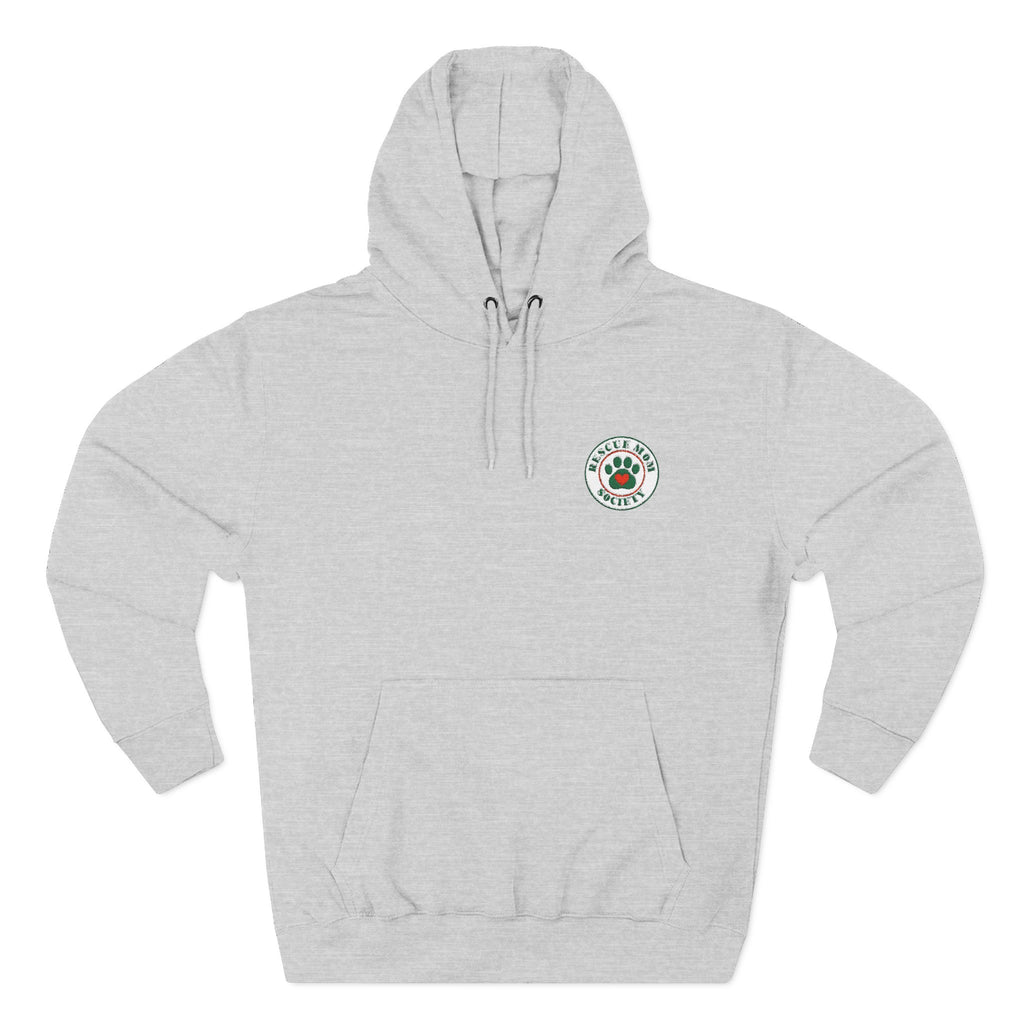 Rescue Society Retro Pet Lover Hoodie — Three-Panel Fleece