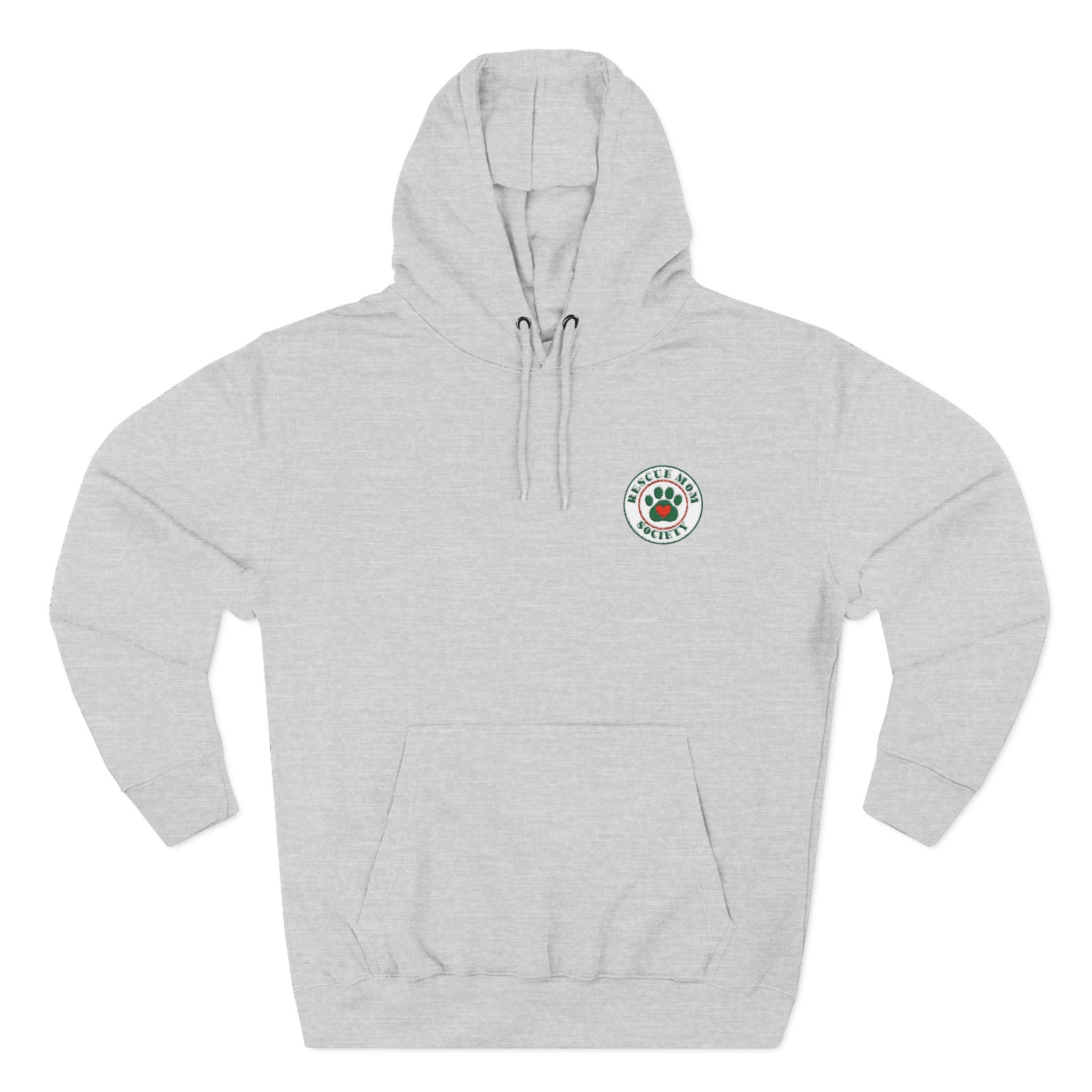 Rescue Society Retro Pet Lover Hoodie — Three-Panel Fleece