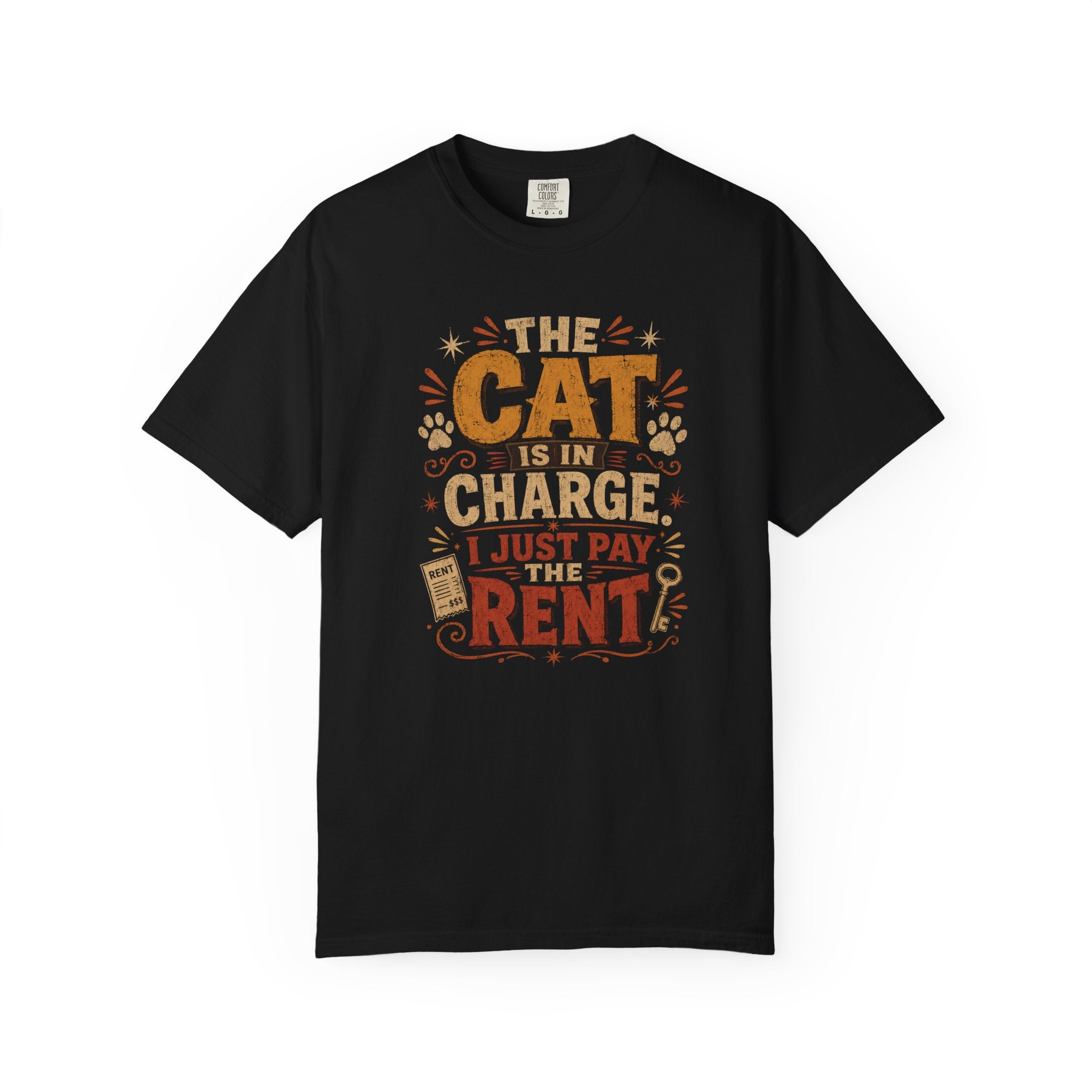 The Cat Is in Charge T-Shirt